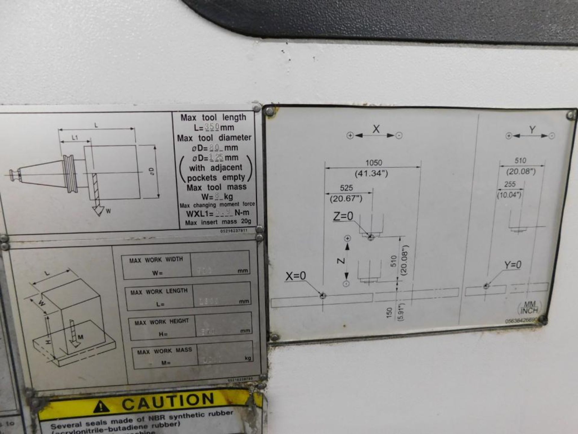 Mazak VCN-510C CNC Vertical Machining Center, Mazatrol 640M Nexus CNC Control, Travels: X-41.34", Y- - Image 10 of 11