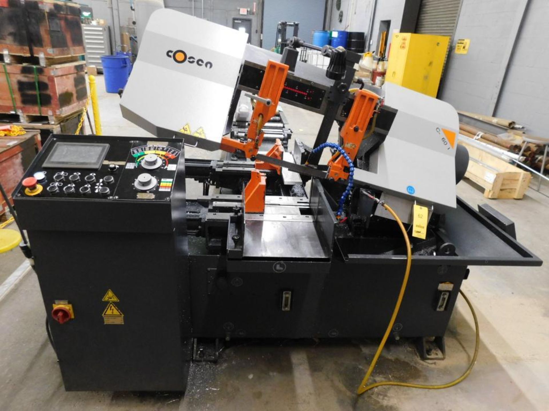 Cosen Mechatronics C-260NC Horizontal Metal Cutting Band Saw Coolant System S/N 26C1070671 (2018), H - Image 2 of 15