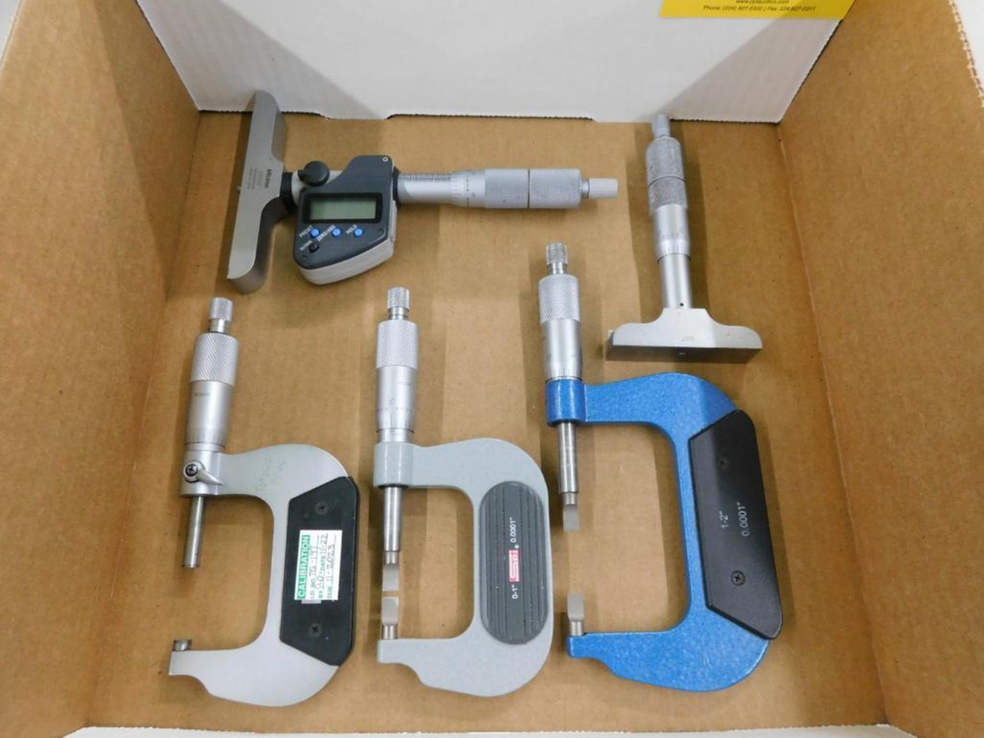 LOT: Assorted Depth Gages, OD Micrometers