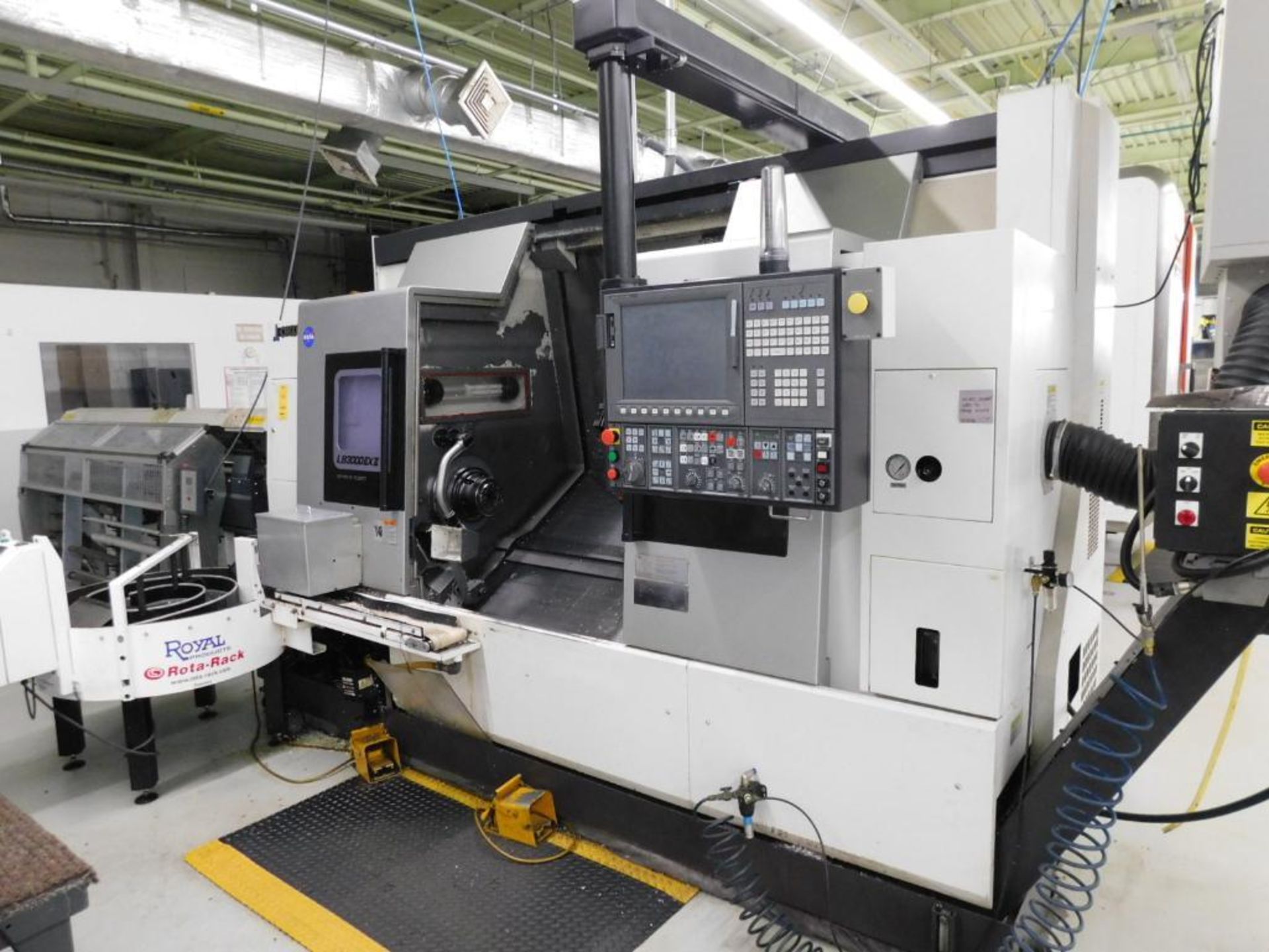 Okuma LB-3000EX-II-MYW 800 CNC Turning Center, OSP-P300L CNC Control, 22.83" Swing Over Bed, 18.50" - Image 3 of 18