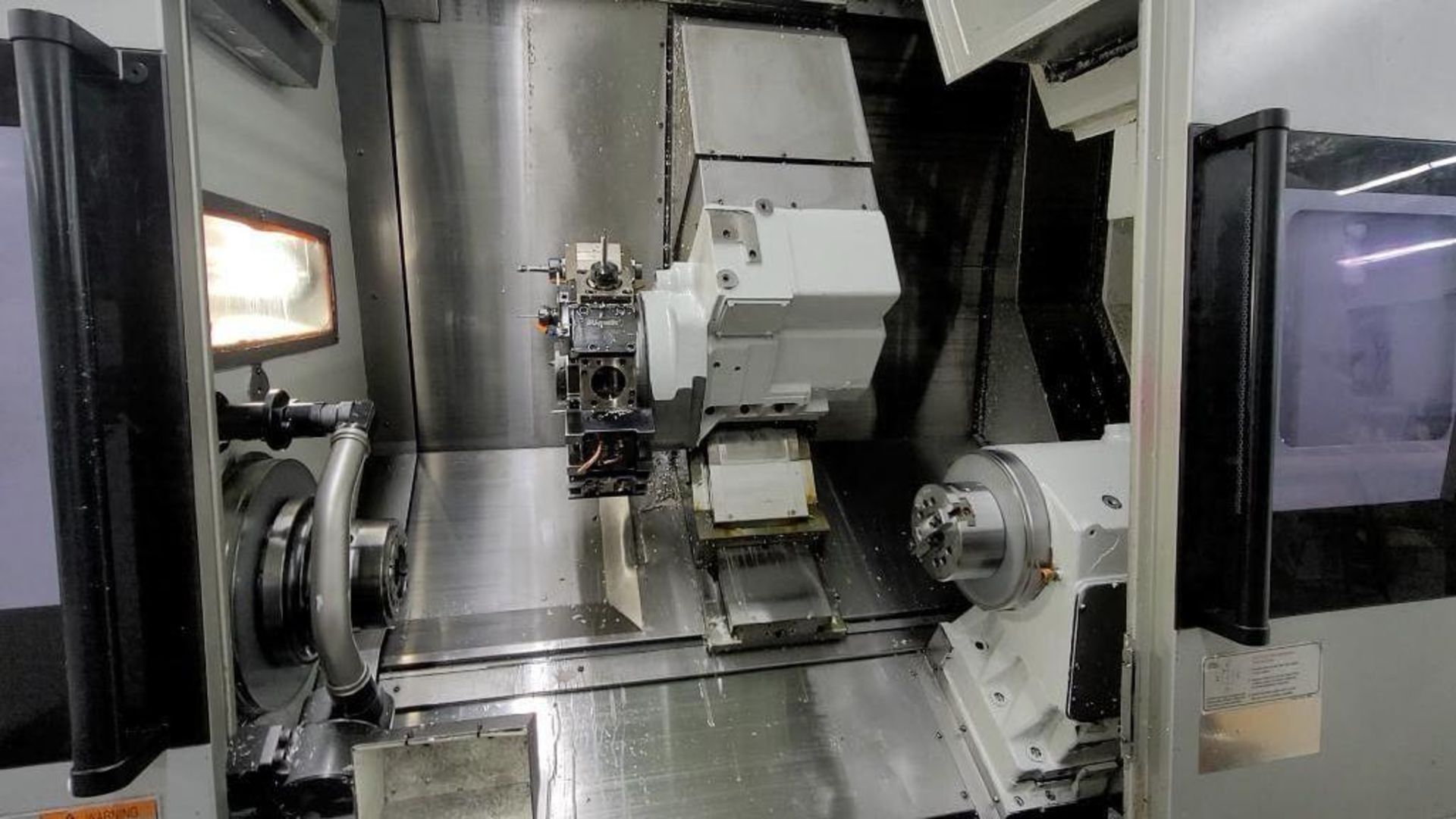 Okuma LB-3000EX-II-MYW 800 CNC Turning Center, OSP-P300L CNC Control, 22.83" Swing Over Bed, 18.50" - Image 13 of 18