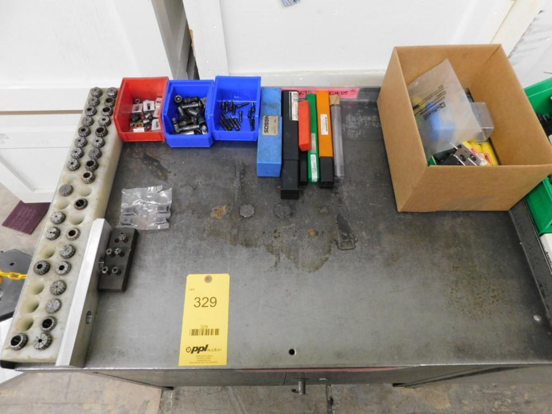 LOT: (2) Steel Cabinets w/Contents of Clamping Supplies, Assorted Tooling - Image 3 of 3