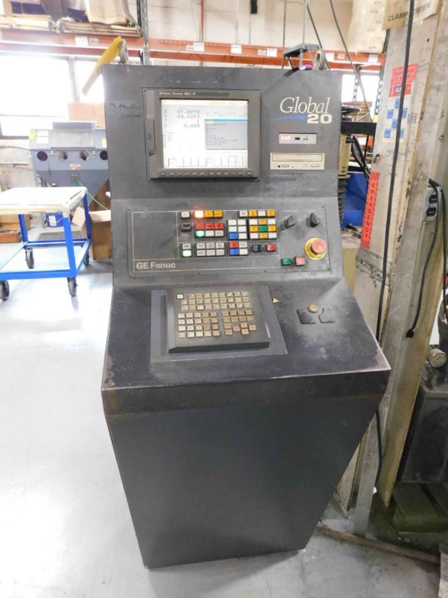 LVD Strippit Global 20 1225 CNC Turret Punch Press, Fanuc 180i-P CNC, 22 Ton, 50" x 98" Travel, .25" - Image 11 of 13