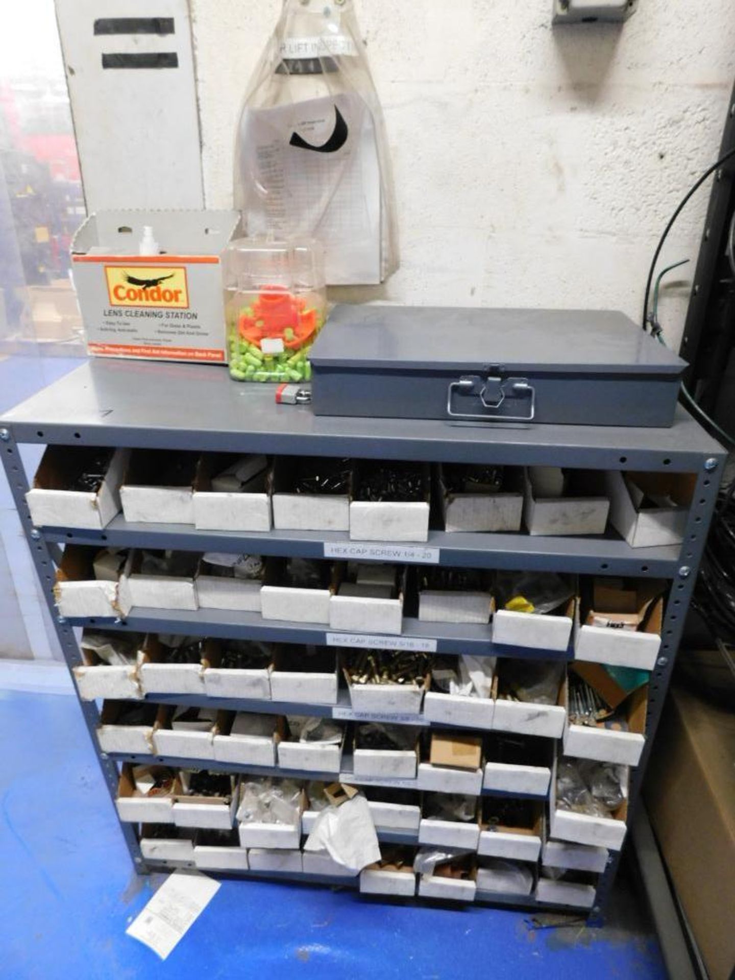 LOT: (3) Shelving Units w/Contents of Hose Hardware, PVC Fittings, etc. - Image 4 of 8