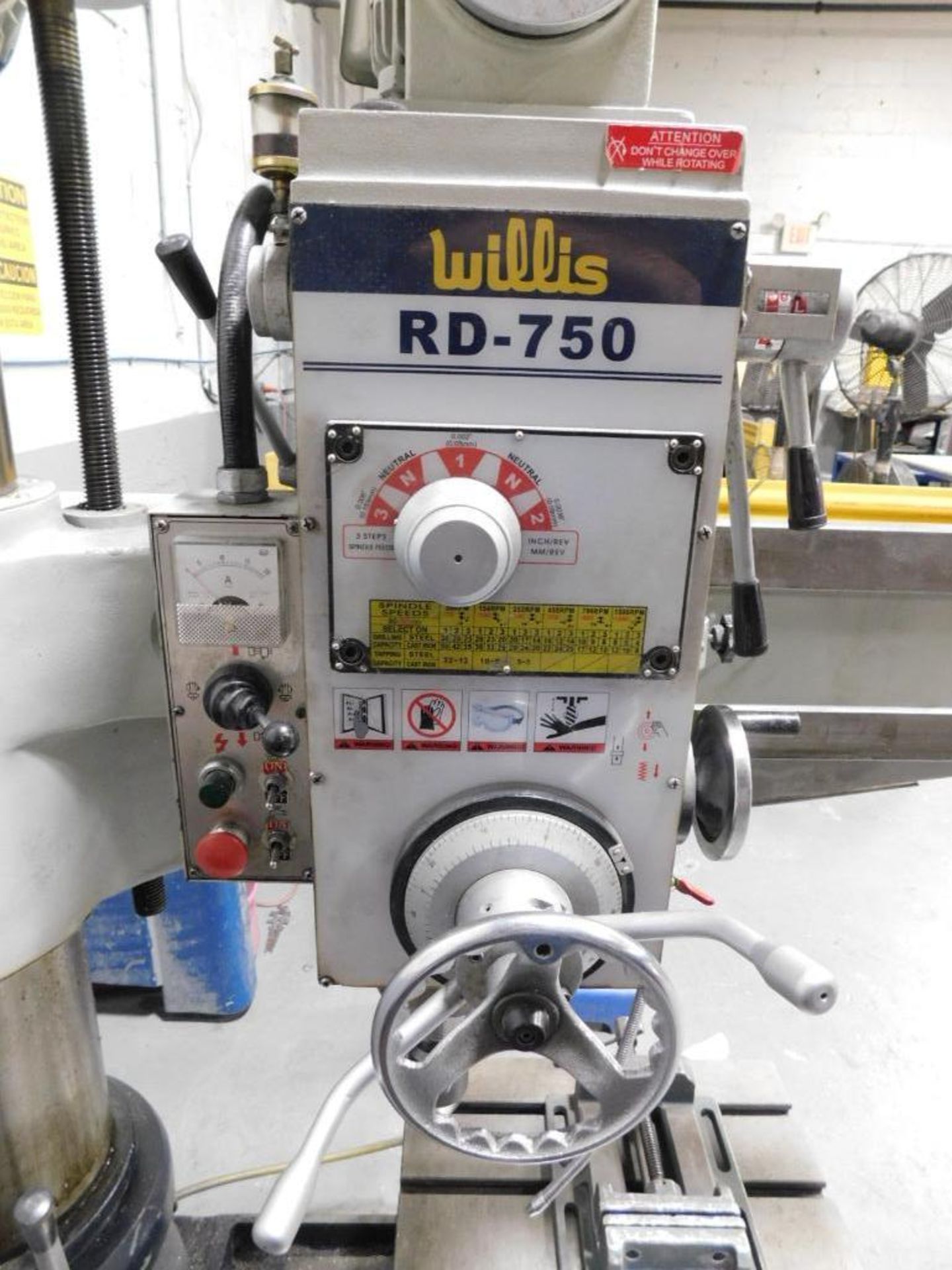 Willis RD-750 Radial Drill, S/N TY-1910022 (2019) - Image 4 of 7