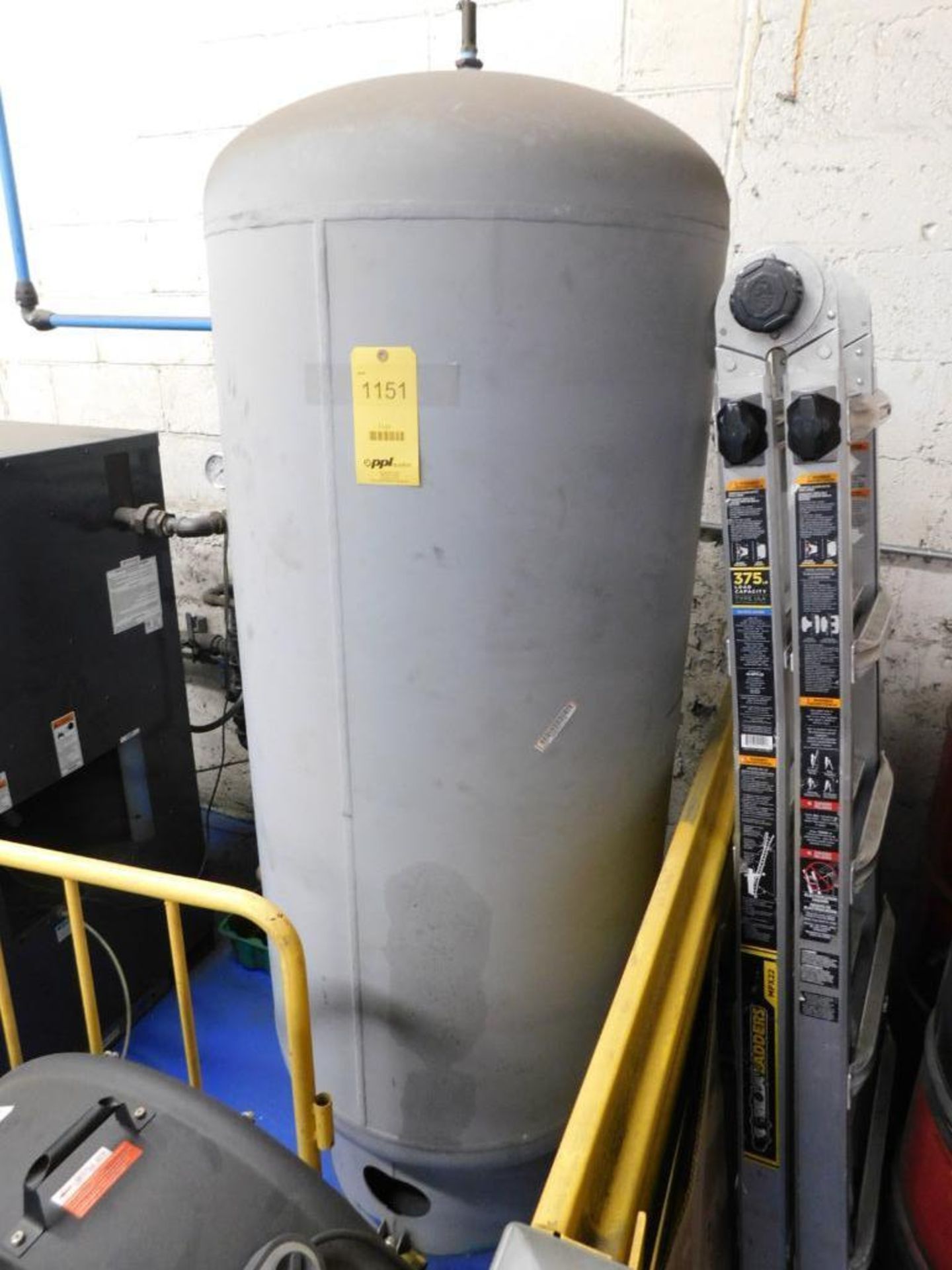 Air Receiver Tank, Approx. 6' Tall