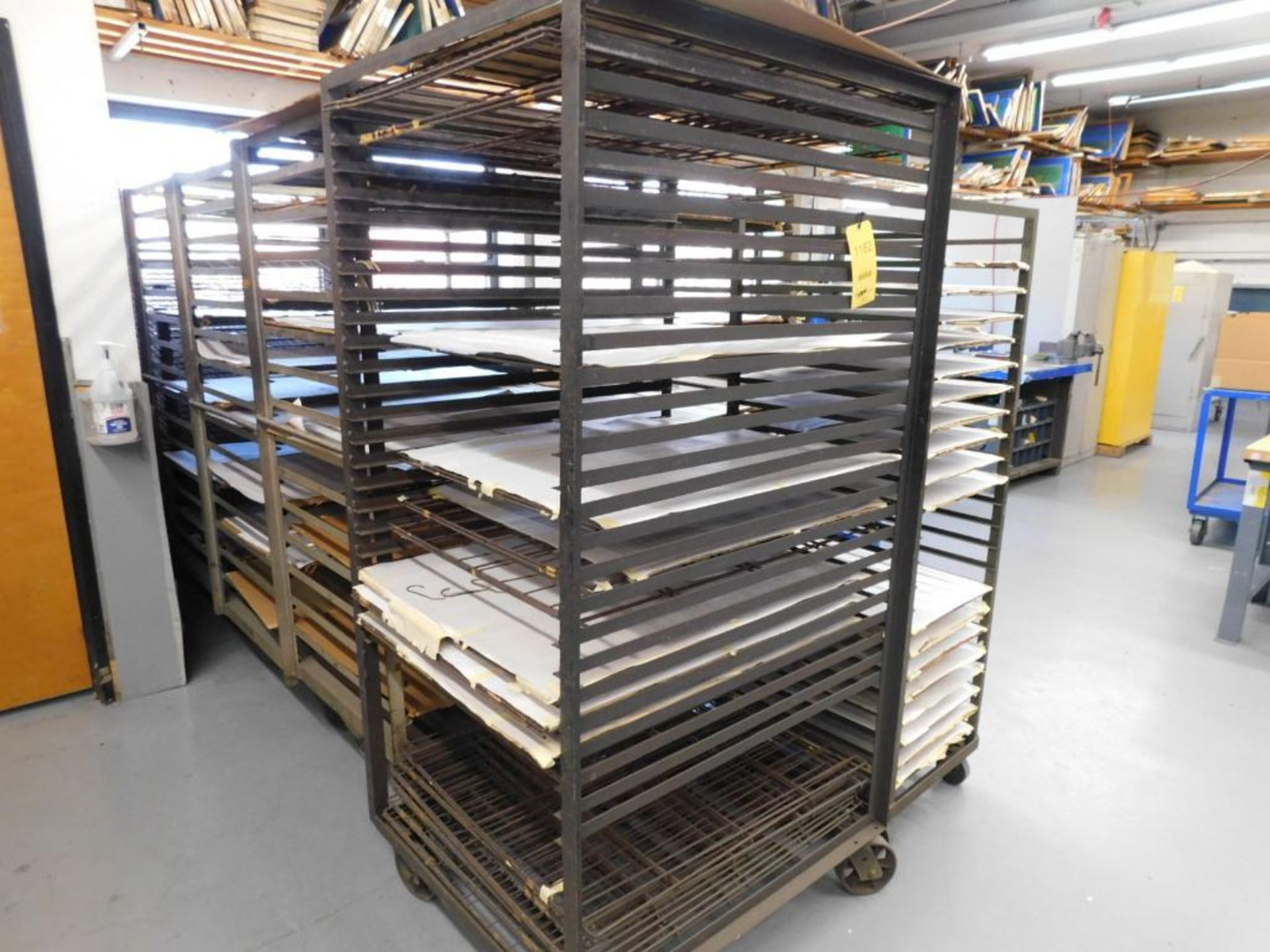 LOT: (6) Assorted Rolling Drying Racks - Image 2 of 2