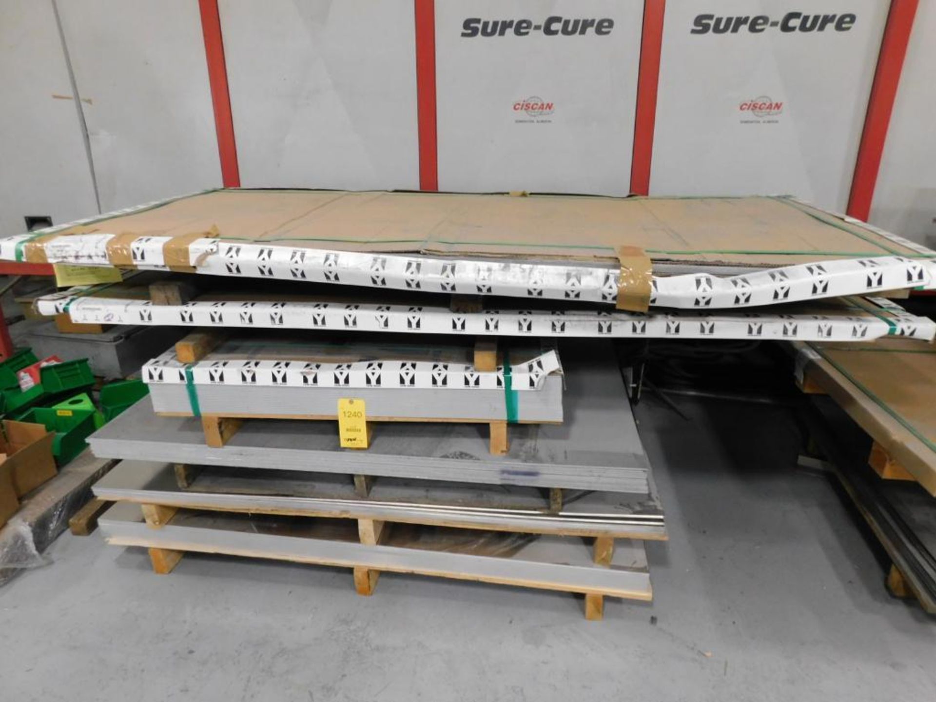 LOT: (Approx. 66+) Assorted Sizes & Thicknesses of Aluminum Sheets up to 48" x 96"