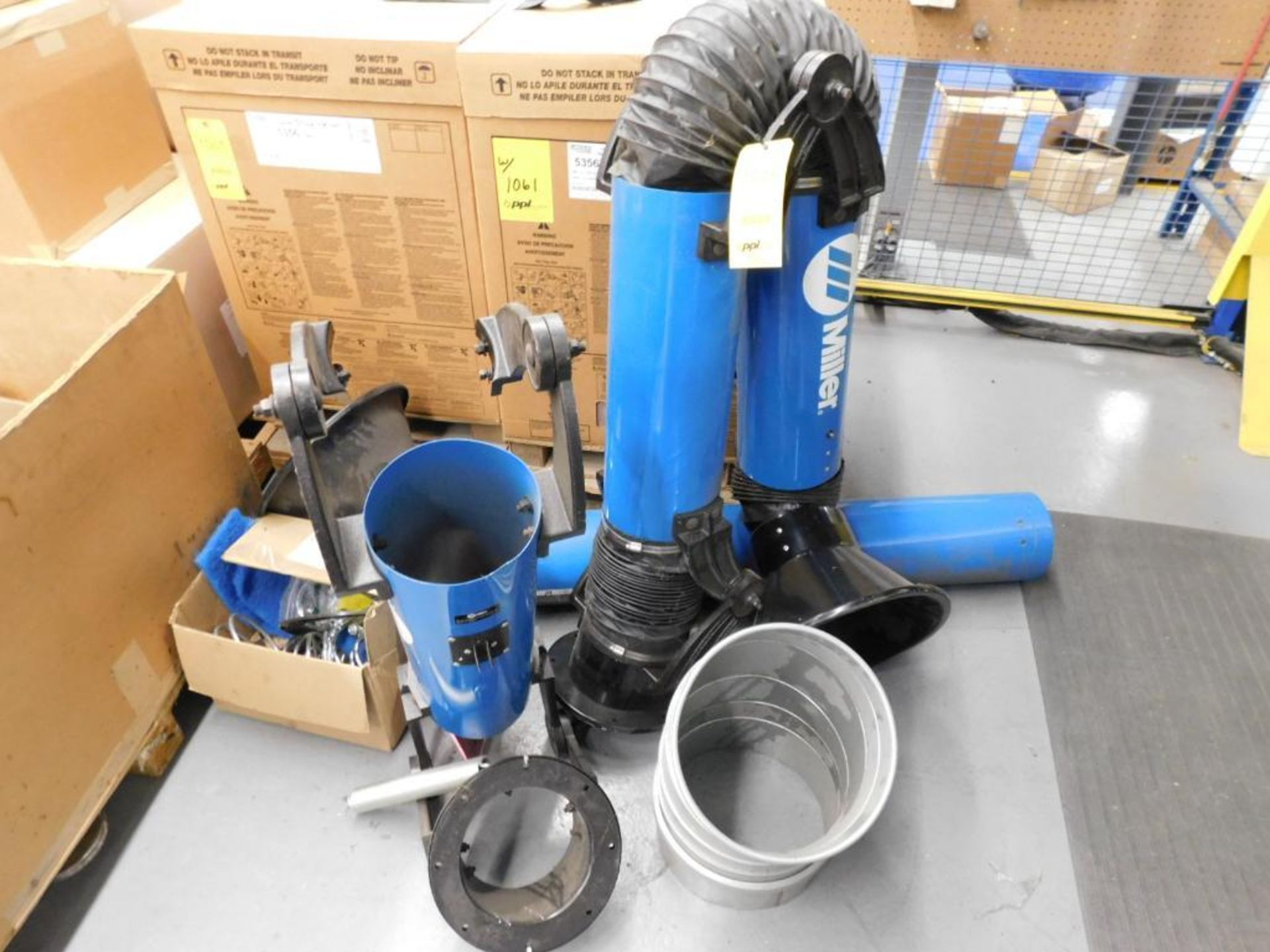 LOT: Miller Fume Extractor Arms