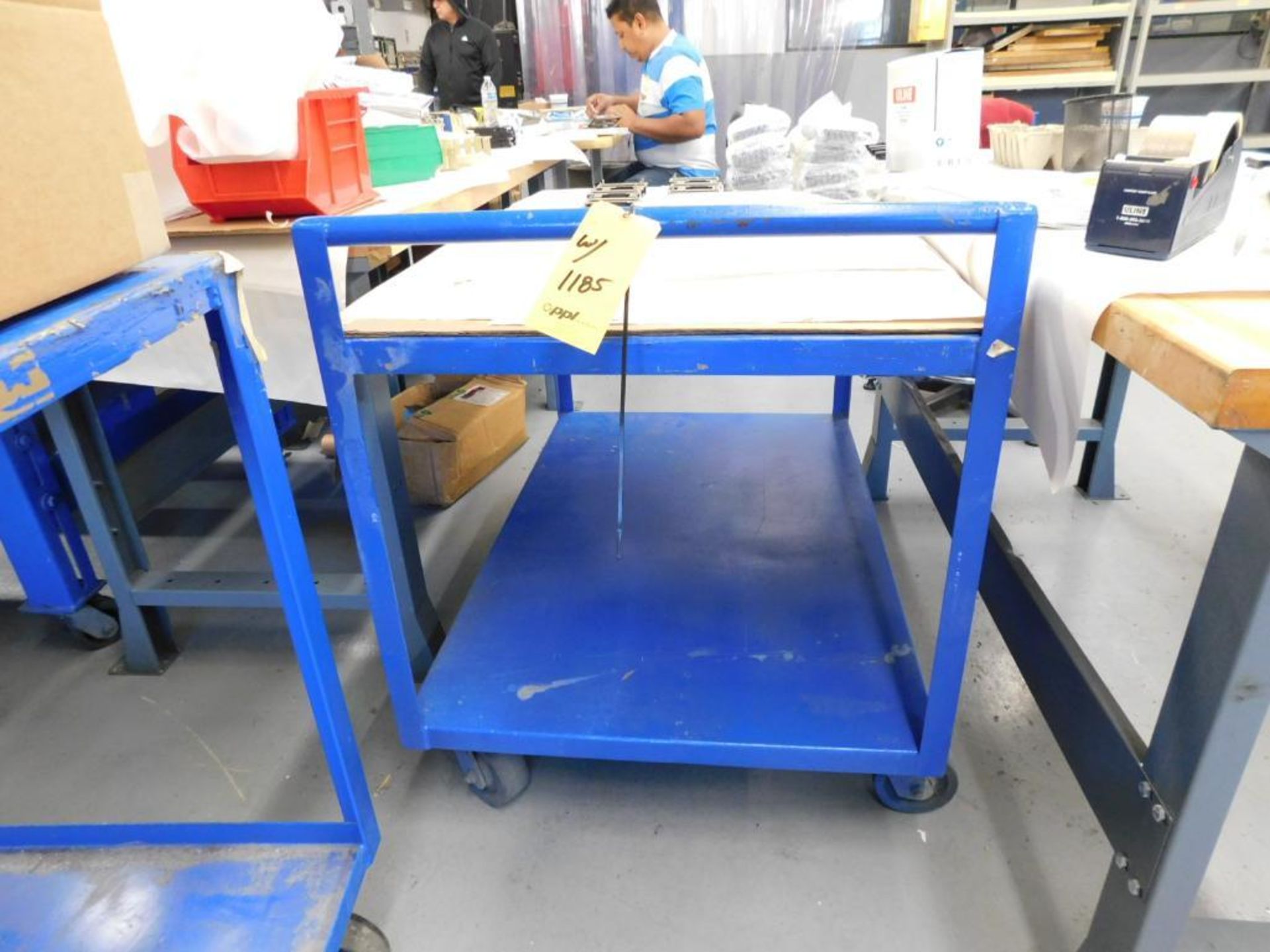 LOT: (6) Rolling Steel Shop Carts - Image 4 of 4