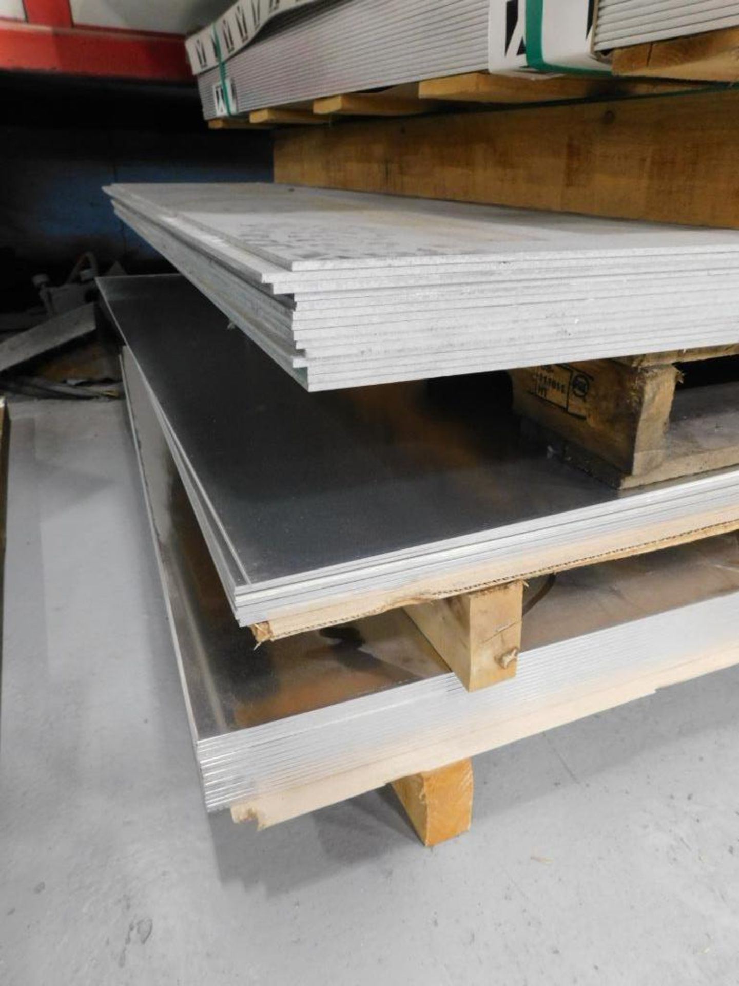 LOT: (Approx. 66+) Assorted Sizes & Thicknesses of Aluminum Sheets up to 48" x 96" - Image 4 of 6
