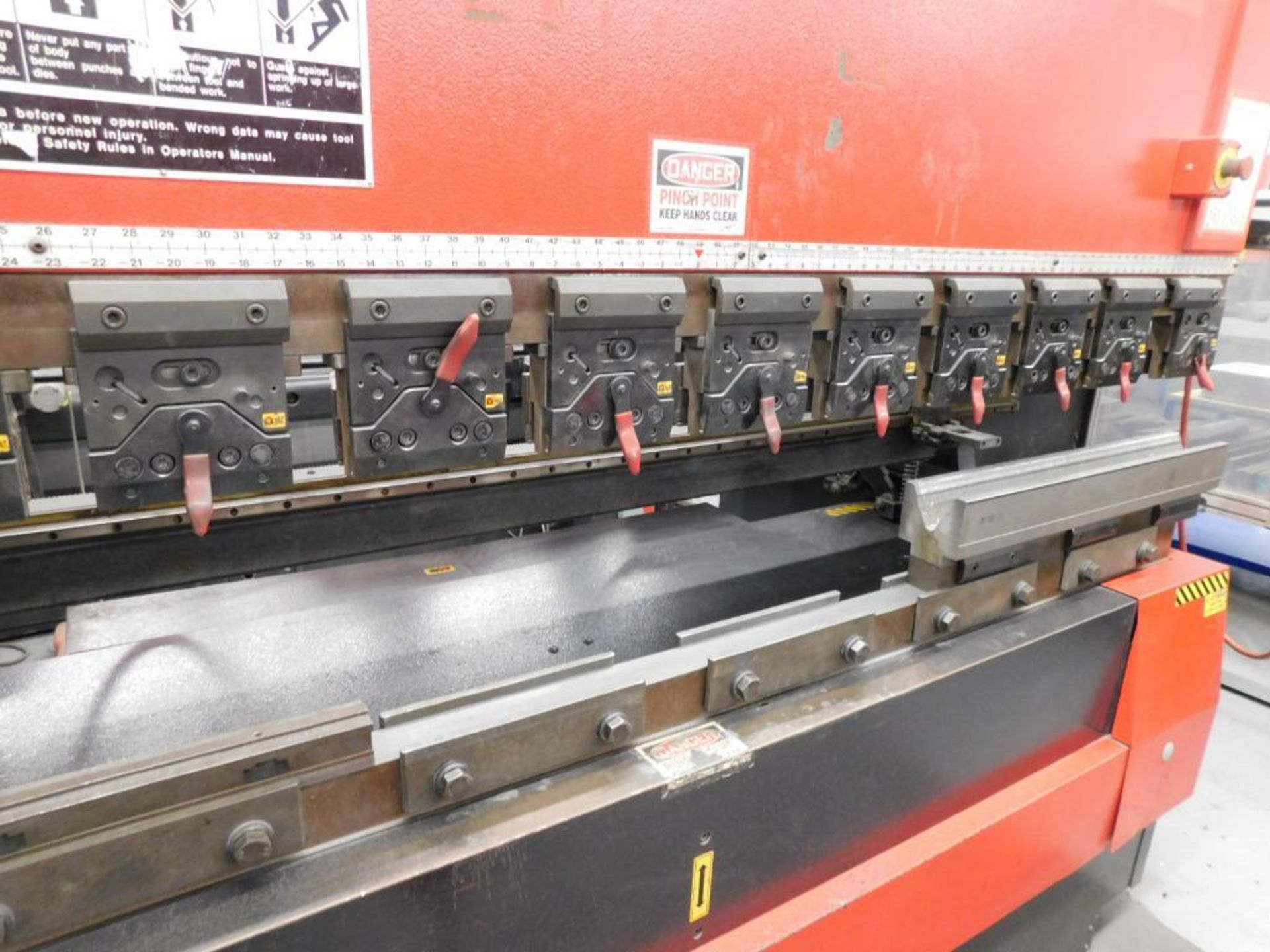 Amada FBDIII-1025 110 Ton x 8' CNC Press Brake, AMNC 7 Axis CNC Control, 98.6" Max. Bending Length, - Image 4 of 13