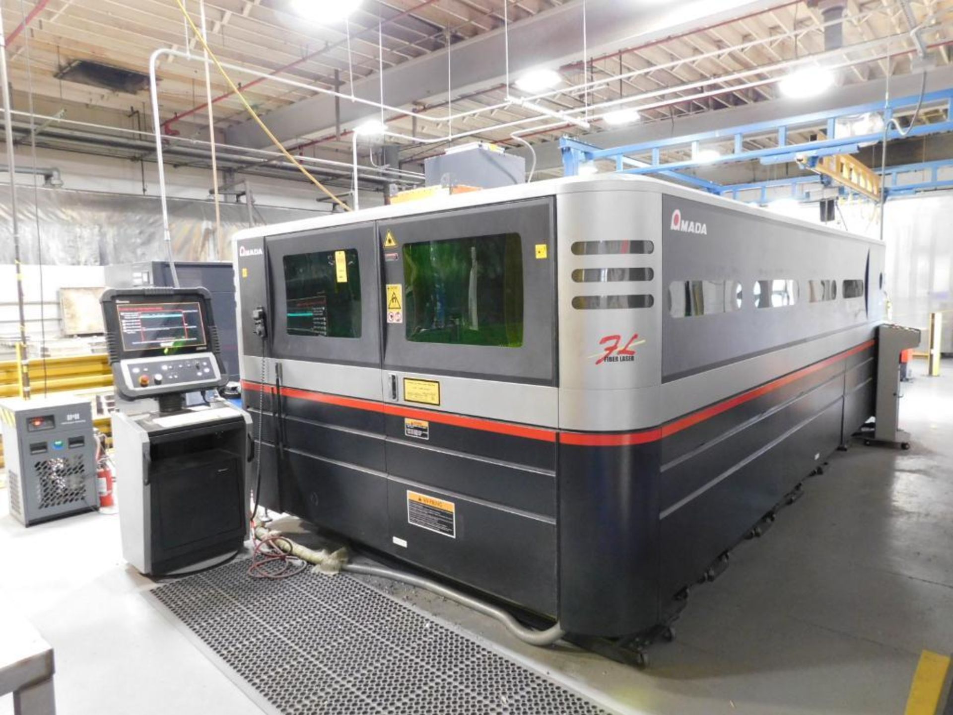 Amada FOL-3015AJ 4KW CNC Fiber Laser, 61" x 121" Travel, Dual Auto Pallet Changer, AMNC3 CNC Control - Image 2 of 31