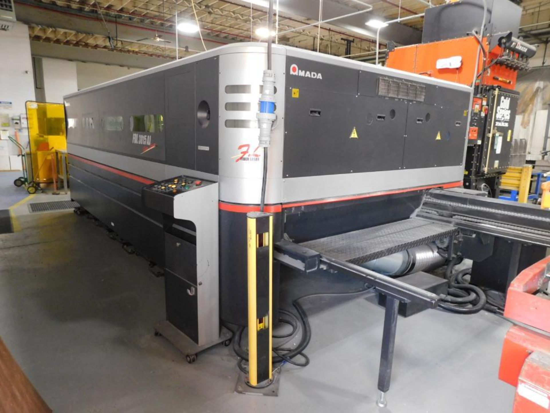 Amada FOL-3015AJ 4KW CNC Fiber Laser, 61" x 121" Travel, Dual Auto Pallet Changer, AMNC3 CNC Control - Image 3 of 31