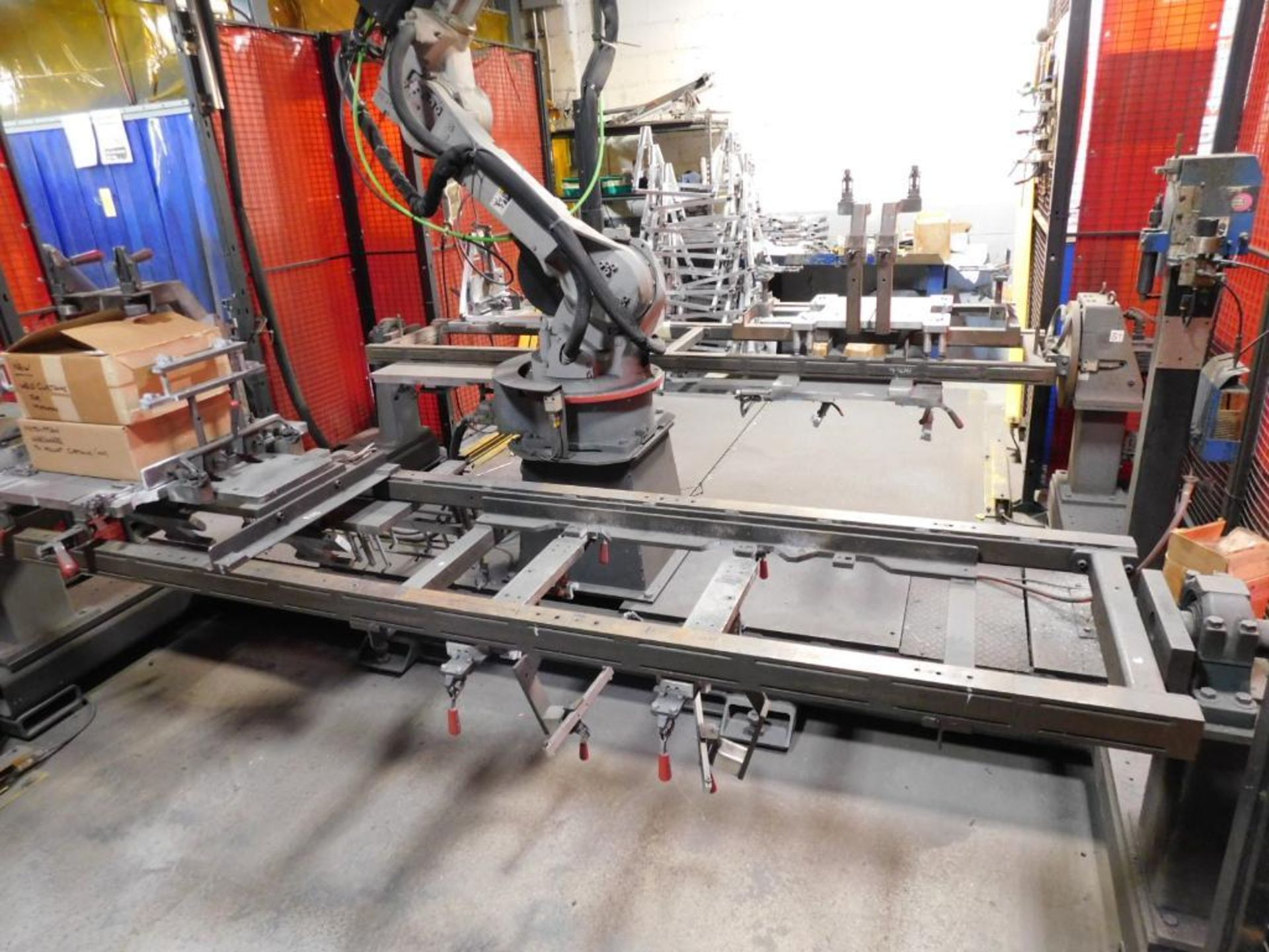 Yaskawa Robotic Welding Cell, Single Motorman YR-HP20-A10 6-Axis Robot, 13.2 Lb. (6 kg) Payload, ERC - Image 3 of 18