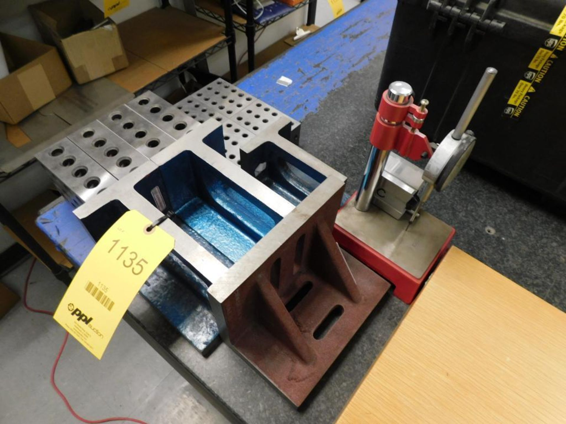 LOT: Assorted 2-4-6 Blocks, Angle Plates, SPI Indicator Stand, Magnetic V Block, Clamping Accessorie - Image 3 of 5