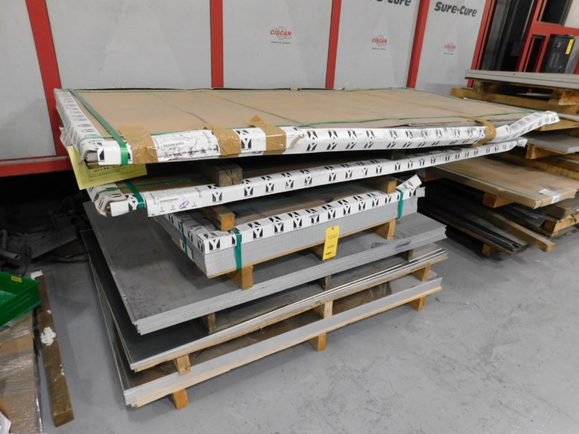 LOT: (Approx. 66+) Assorted Sizes & Thicknesses of Aluminum Sheets up to 48" x 96" - Image 2 of 6