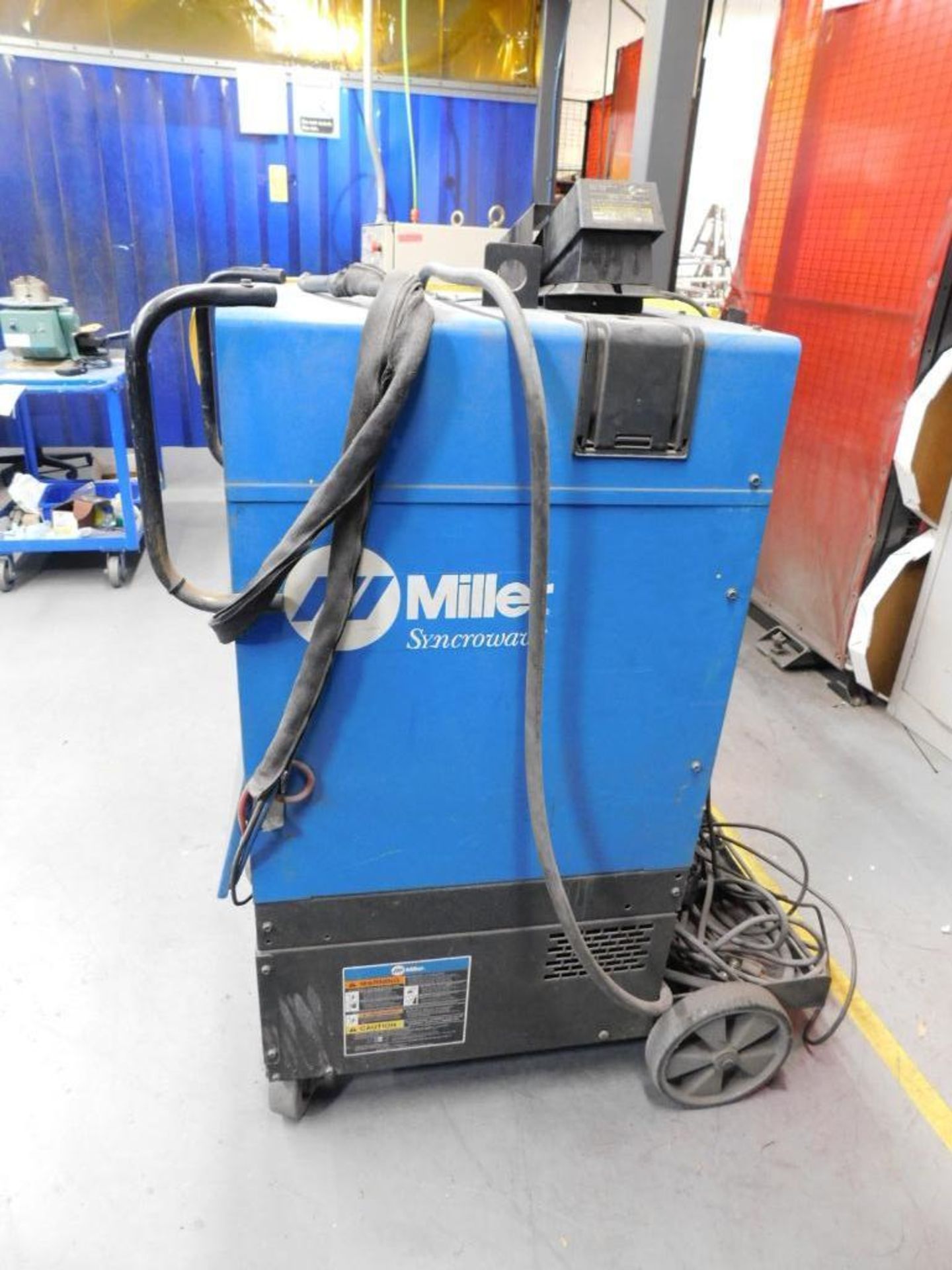 Miller Syncrowave 250 DX Tig Welder w/Cooler, Foot Control, Tig Torch (may need repair) - Image 3 of 3