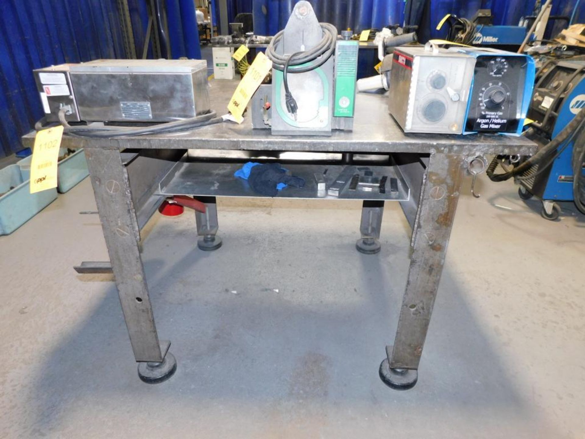 Steel Fabrication Table, 36" L x 48" W x 1" H