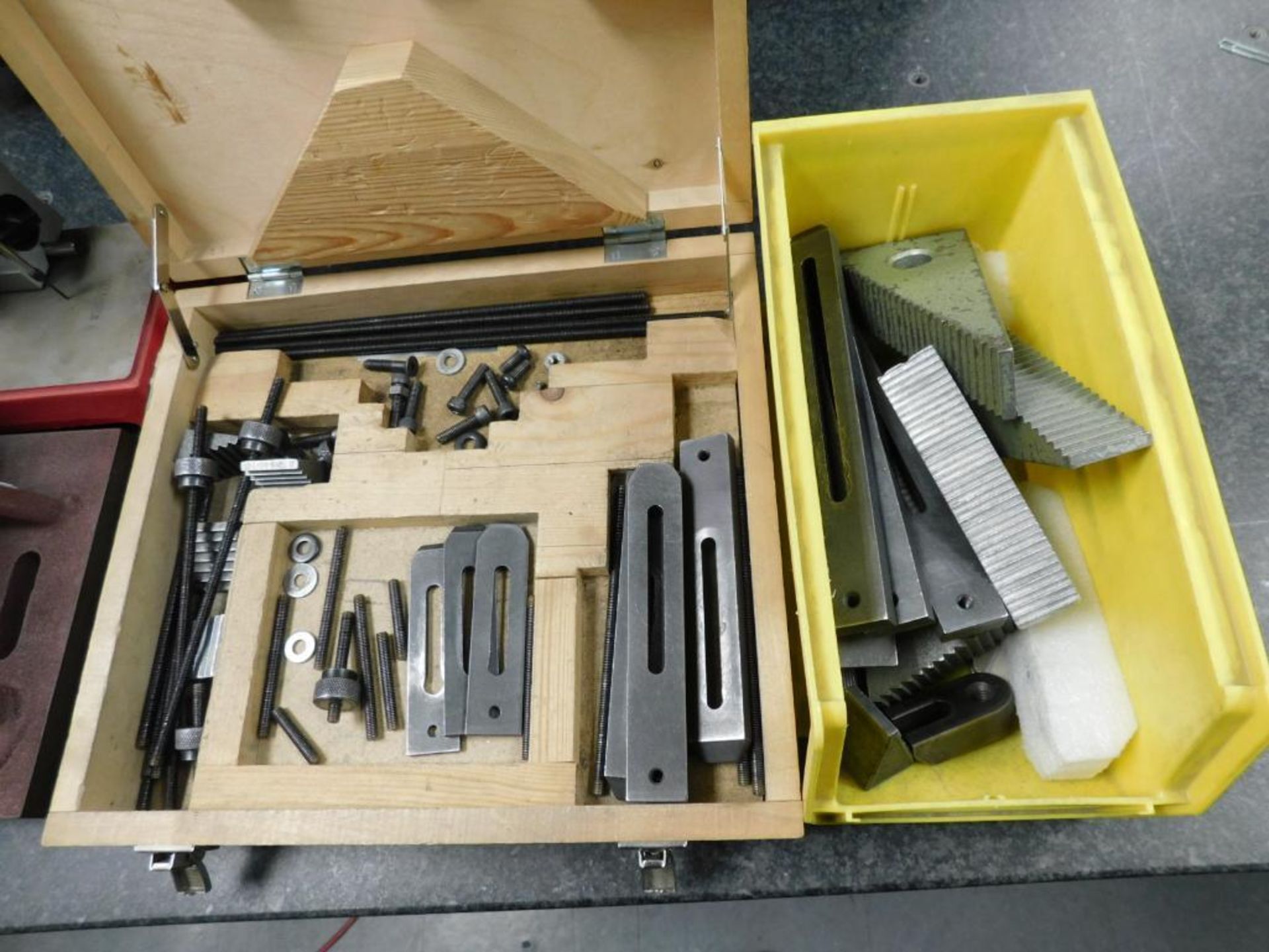 LOT: Assorted 2-4-6 Blocks, Angle Plates, SPI Indicator Stand, Magnetic V Block, Clamping Accessorie - Image 4 of 5