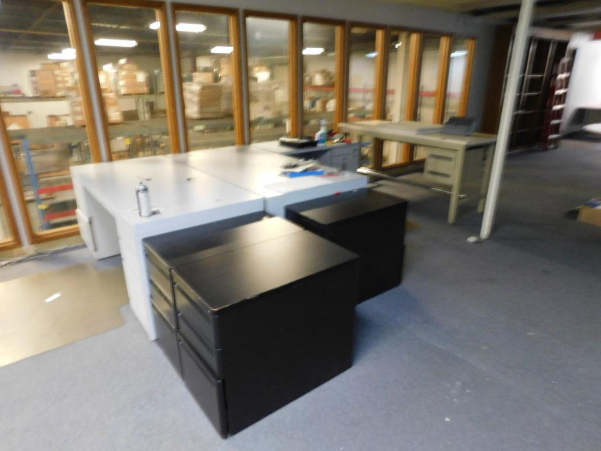 LOT: Contents of 2nd Floor Offices (NO ELEVATOR): Desks, File Cabinets, Book Cases, Chairs, Tables, - Image 7 of 9