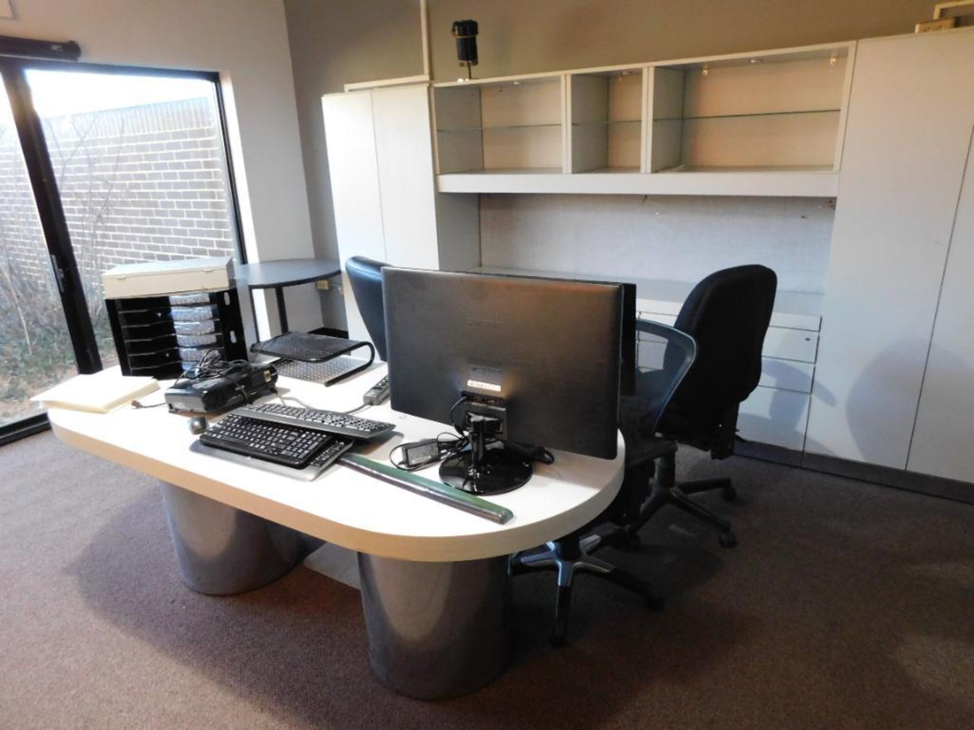 LOT: Contents of Main Office "Renner Drive Side" Reception Area: (9) Cubicle Work Stations, Assorted - Image 8 of 9