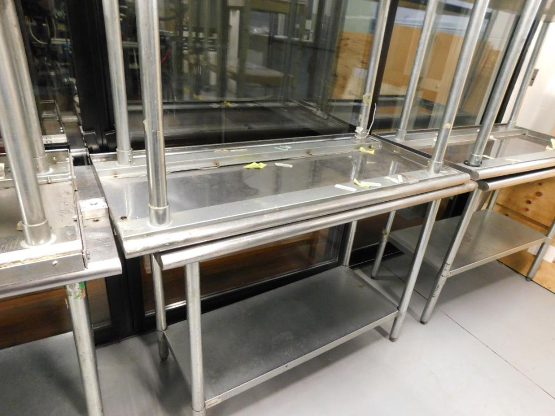 LOT: (6) 24" x 48" Stainless Top Tables - Image 2 of 2