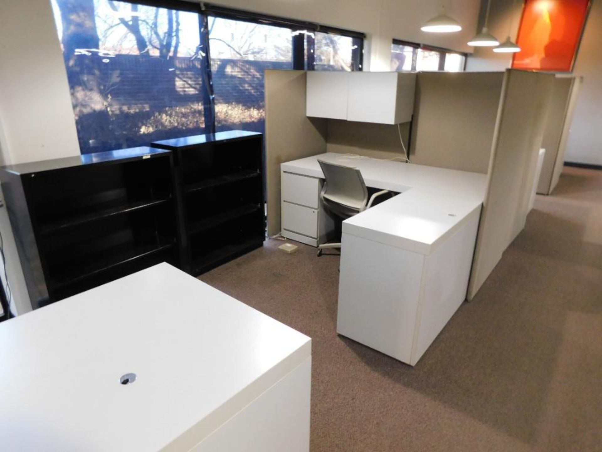 LOT: Contents of Main Office "Renner Drive Side" Reception Area: (9) Cubicle Work Stations, Assorted - Image 2 of 9