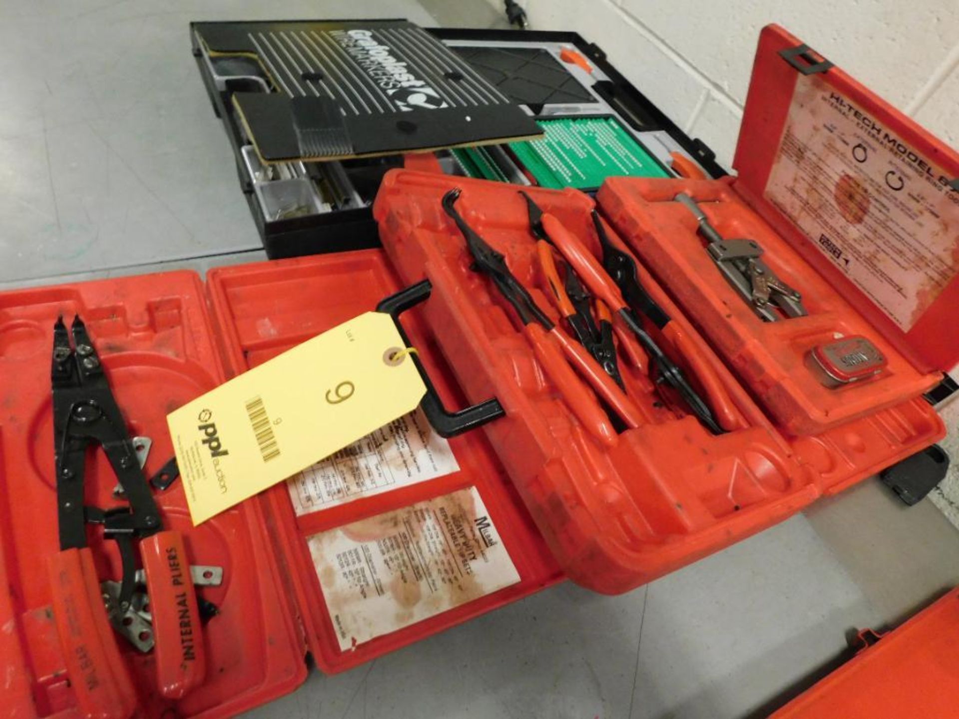 LOT: Snap Ring Pliers, Wire Marking Kits