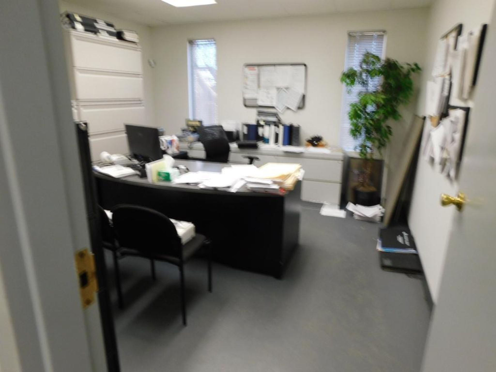 LOT: Contents of East Offices: (5) Cubicle Work Centers, Assorted File Cabinets, Tables, Chairs, (2) - Image 6 of 6