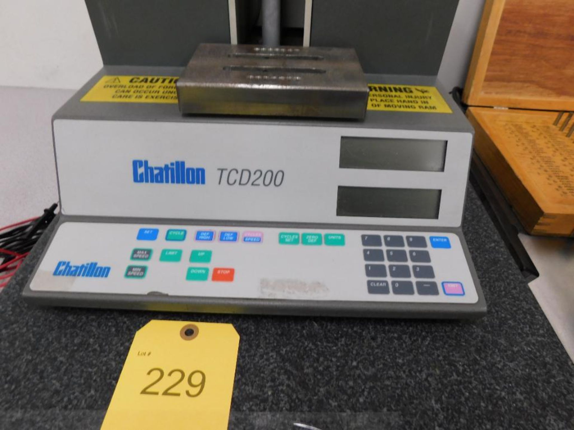 Chatillon TCD200 Motorized Force Tester on Granite Surface Plate - Image 2 of 2