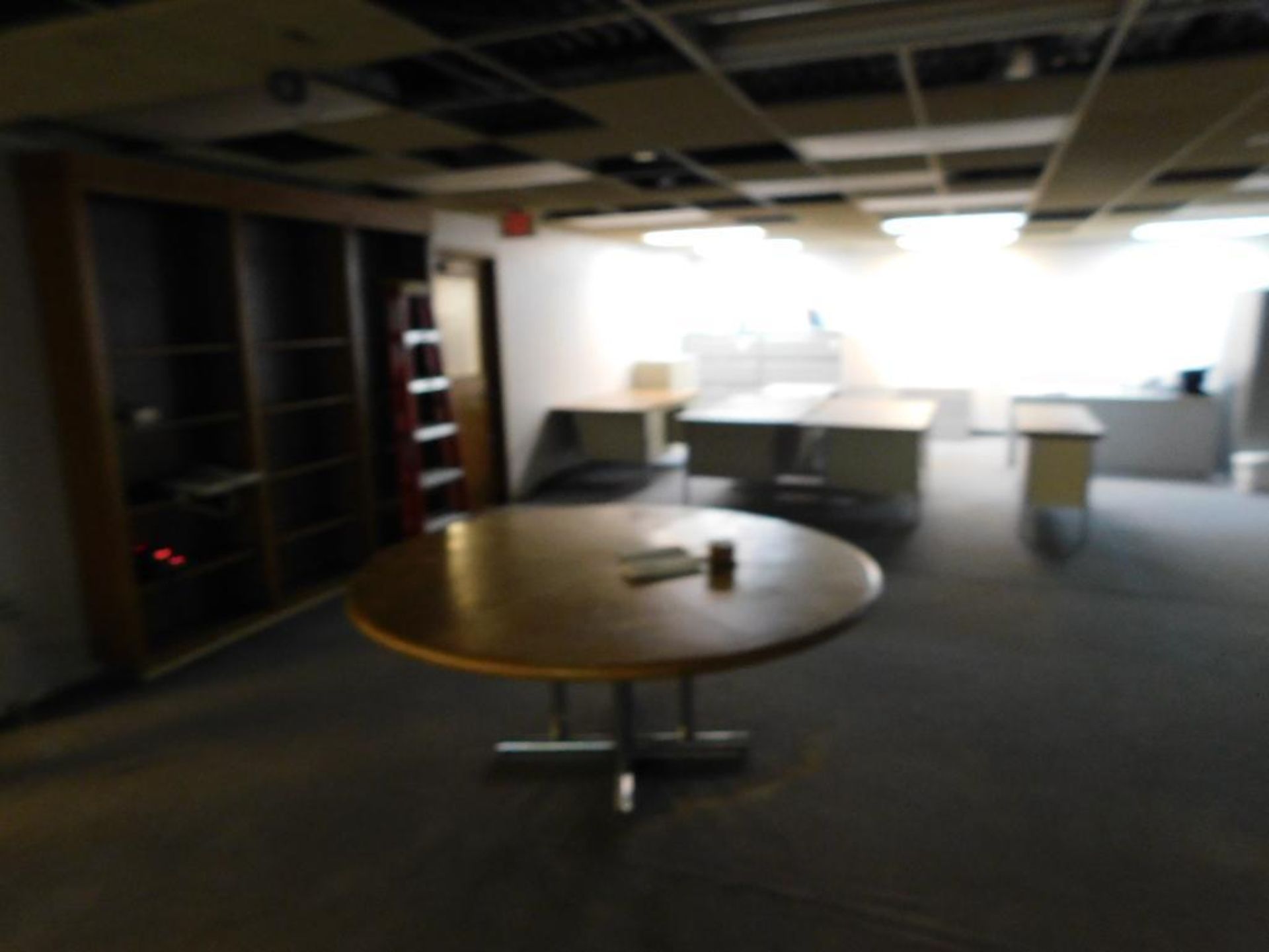 LOT: Contents of 2nd Floor Offices (NO ELEVATOR): Desks, File Cabinets, Book Cases, Chairs, Tables, - Image 8 of 9