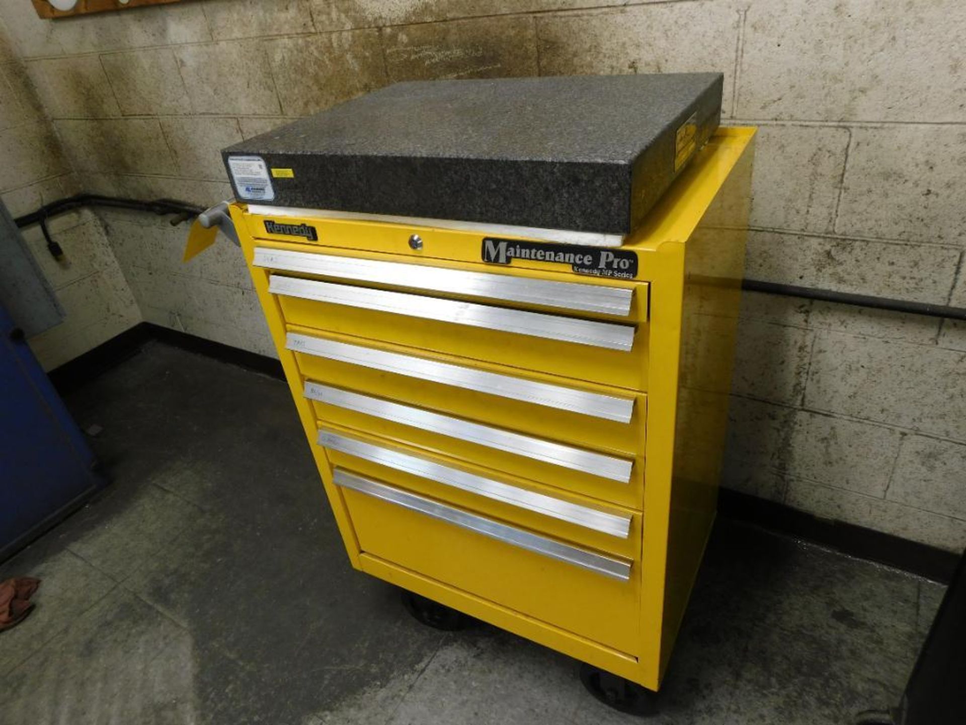 Kennedy Rolling Tool Box w/Granite Surface Plate