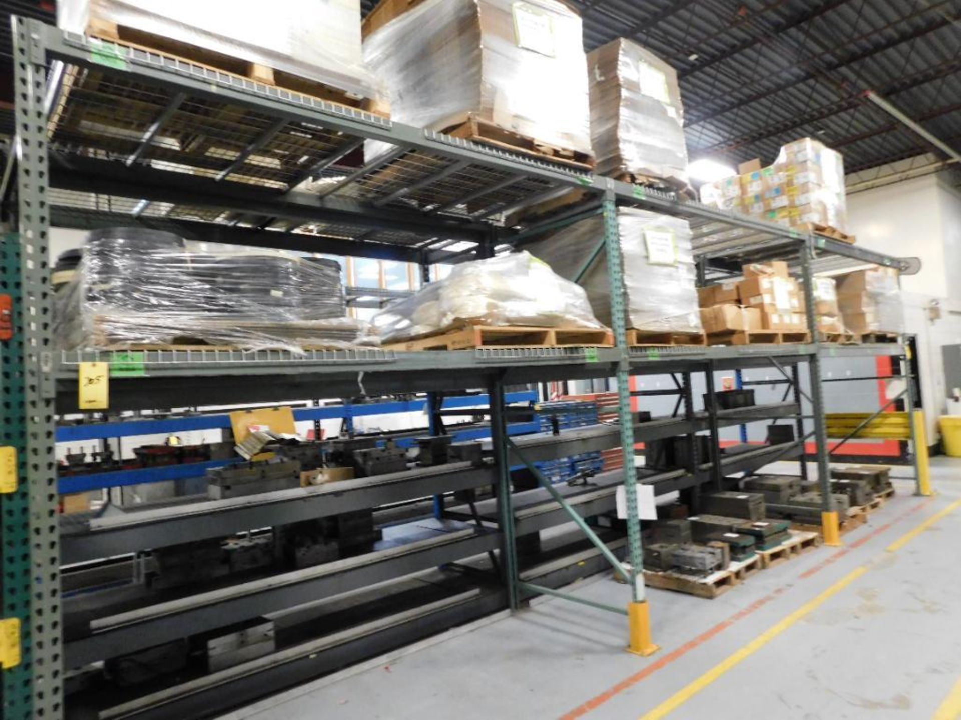 LOT: (4) Sections Pallet Rack, 13' H x 9' W x 36" D w/Wire Decking, (3) Sections Pallet Rack, 10' H - Image 2 of 2