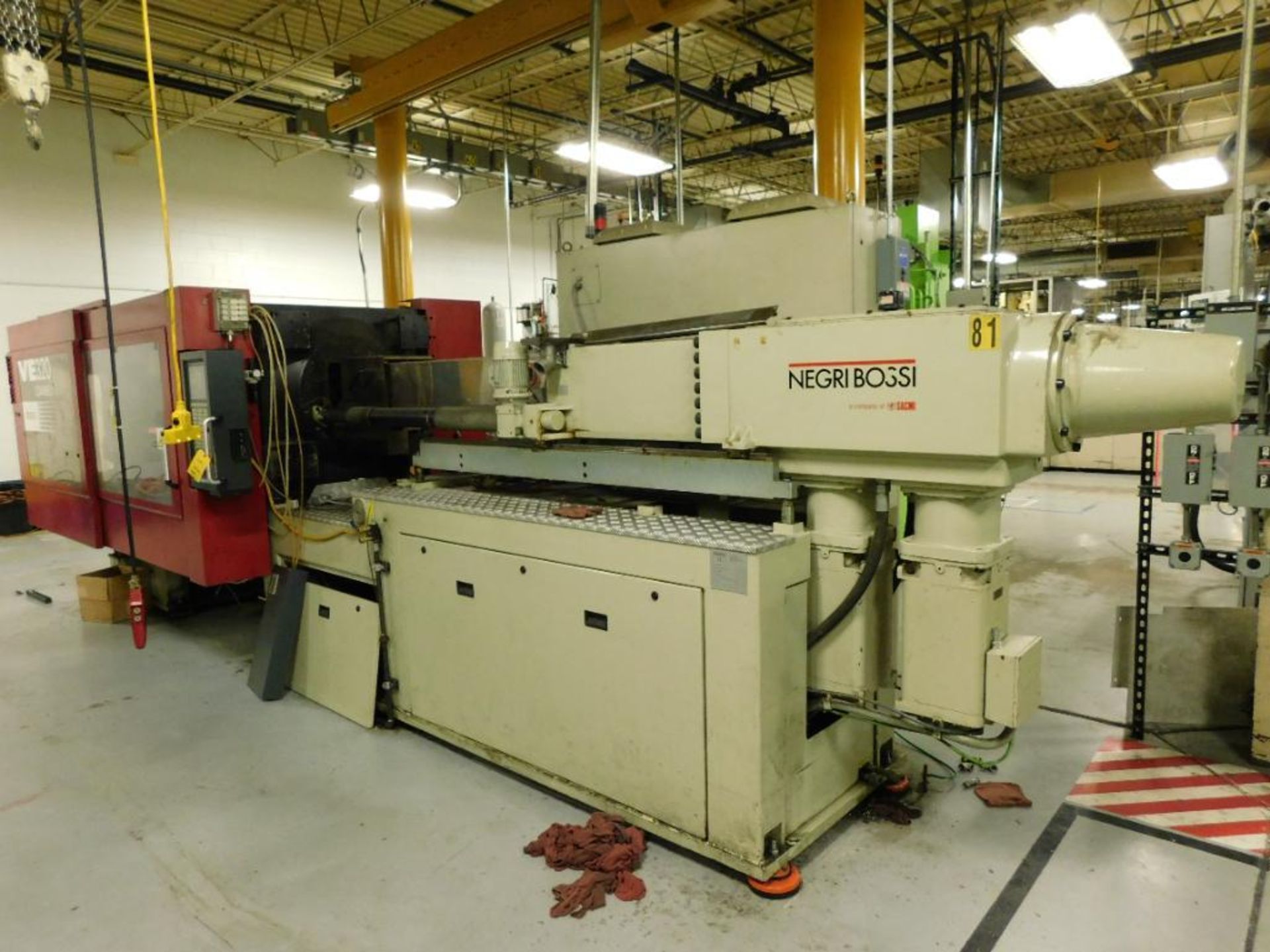 2008 Negri Bossi VE320-1700C Plastic Injection Molding Machine, 352-Ton Capacity, Horizontal, S/N 35 - Image 2 of 3