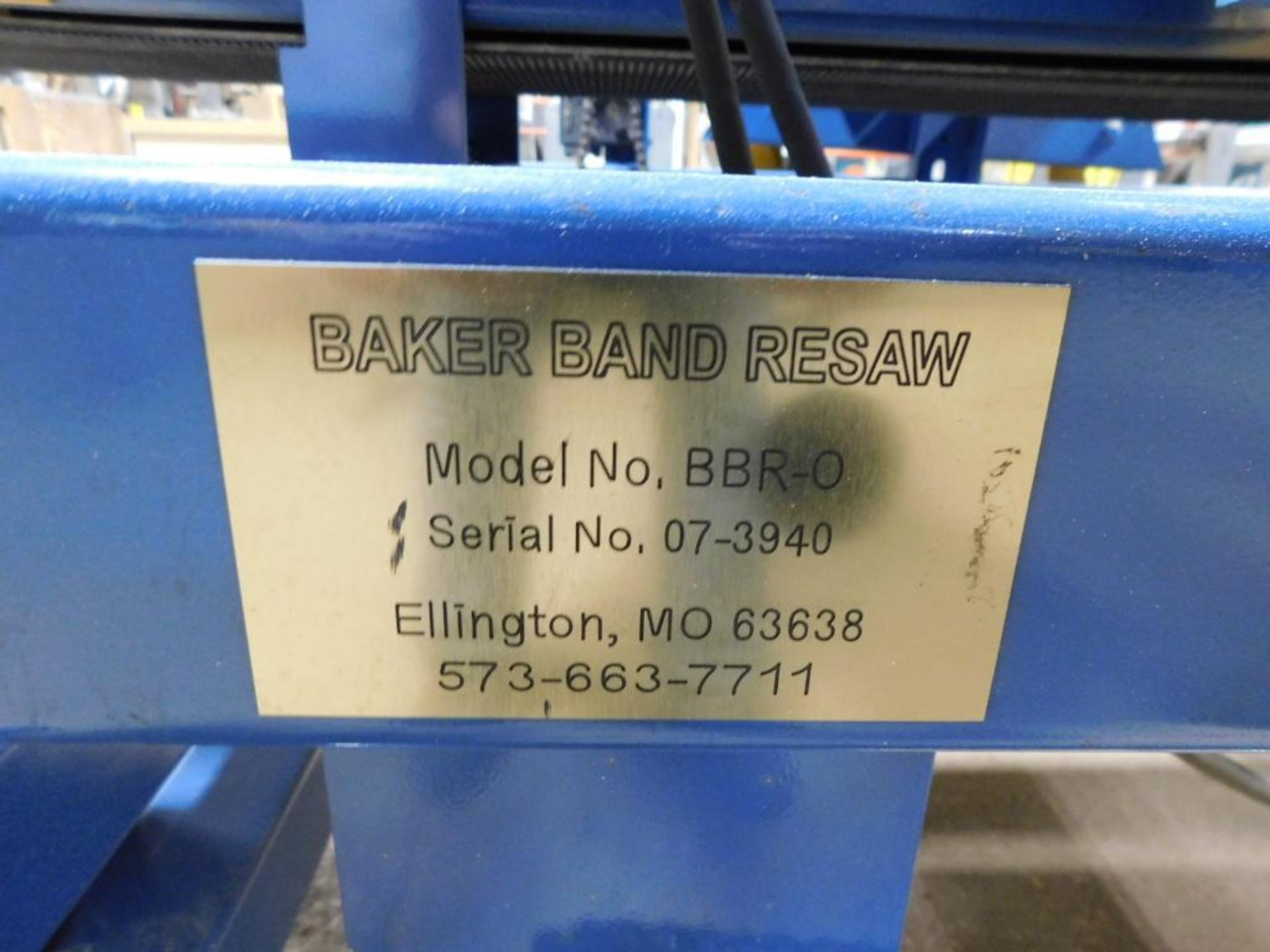 Baker Products Single Head Resaw, Model ABX-BBR-O, S/N 07-3940 (2017), 11-1/2" Belt Conveyor, Cross - Image 9 of 9