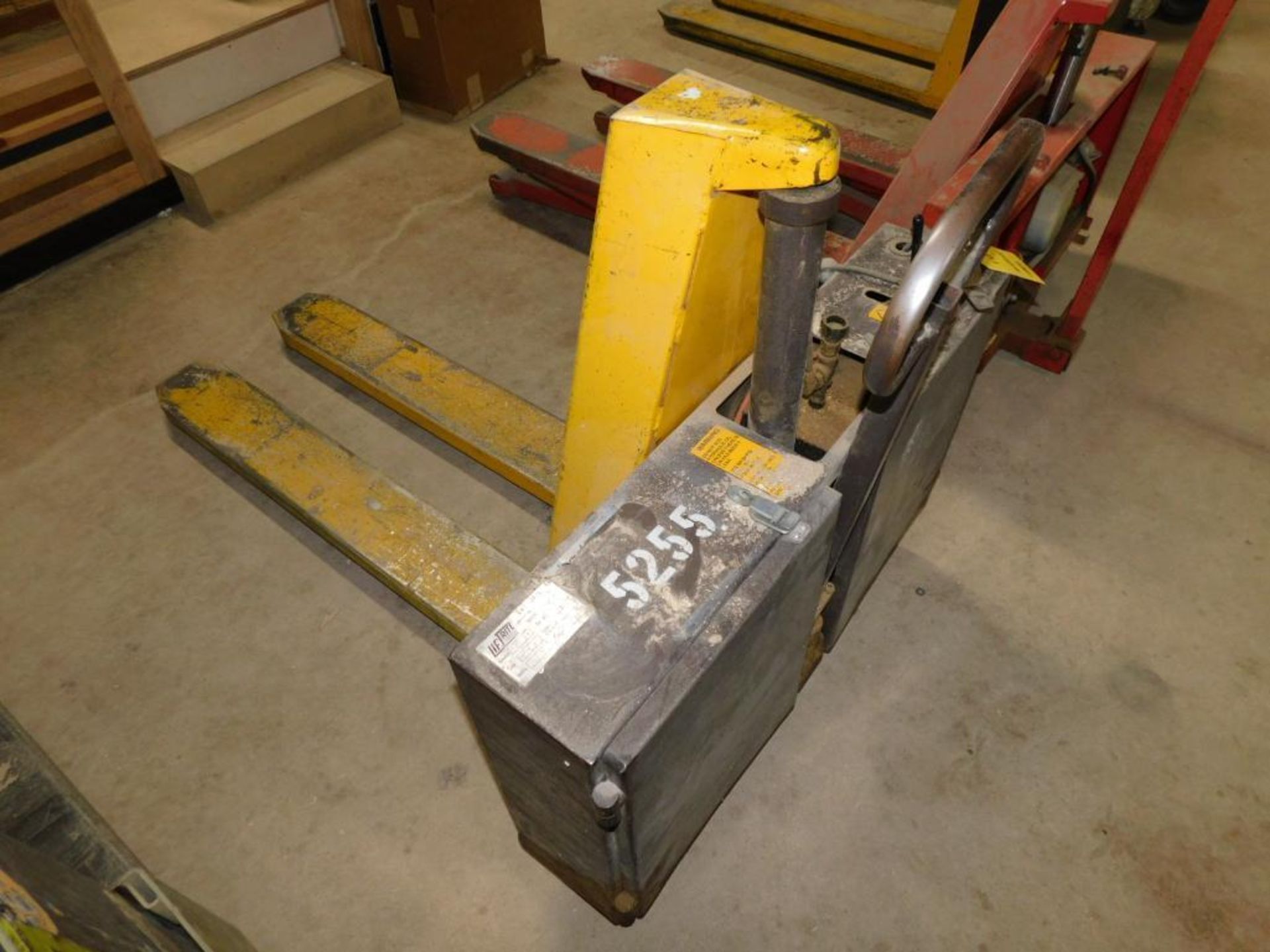 Lift-Rite Walk Behind Electro-Hydraulic Pallet Jack, Model H-25-E, S/N 761, 760, 12v System, 2500 lb - Image 3 of 5