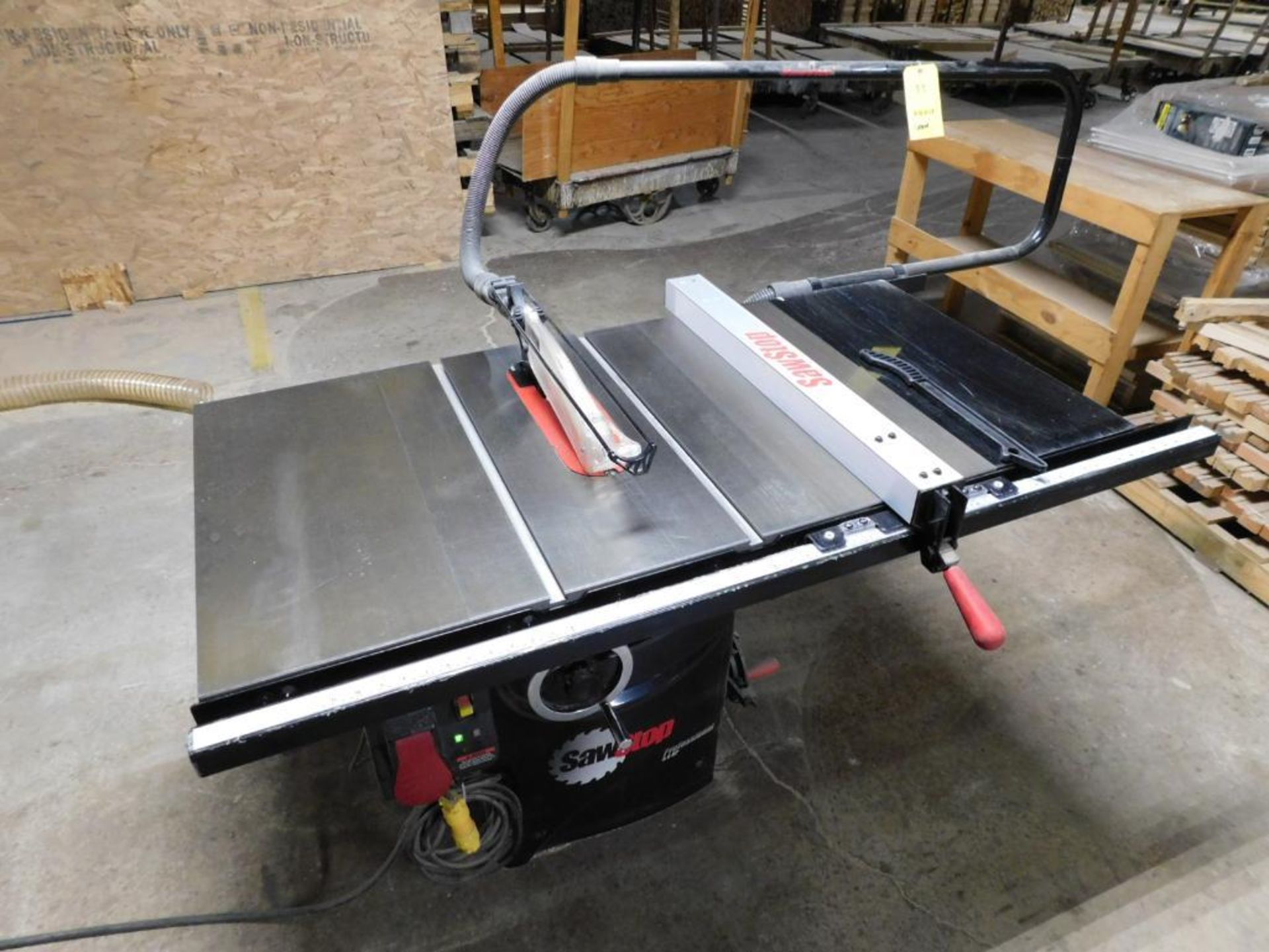 Sawstop Table Saw, Model PCS31230, S/N P143532367 (2014), Extended Table W/Fence - Image 2 of 7