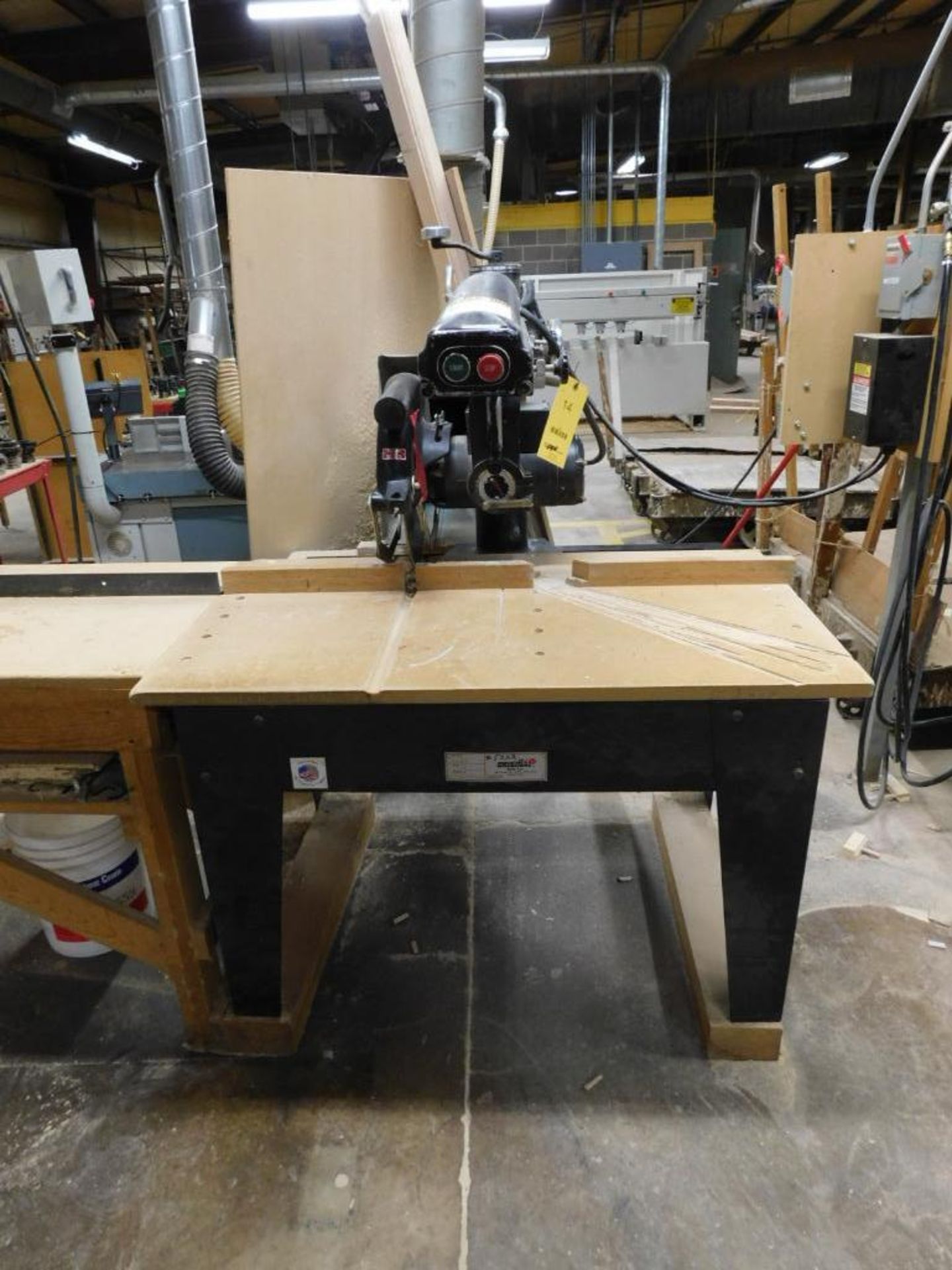 The Original Saw Co. Radial Arm Saw, Model 3546, 18" Throw, 16" Blade, S/N 000900966 - Image 2 of 6