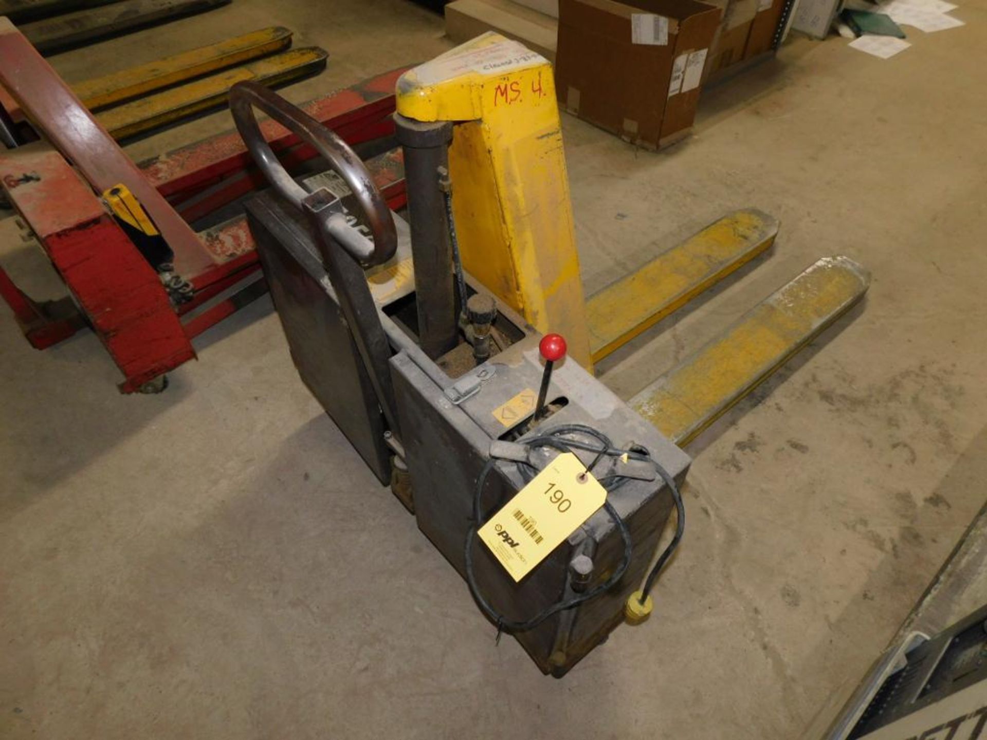 Lift-Rite Walk Behind Electro-Hydraulic Pallet Jack, Model H-25-E, S/N 761, 760, 12v System, 2500 lb - Image 2 of 5