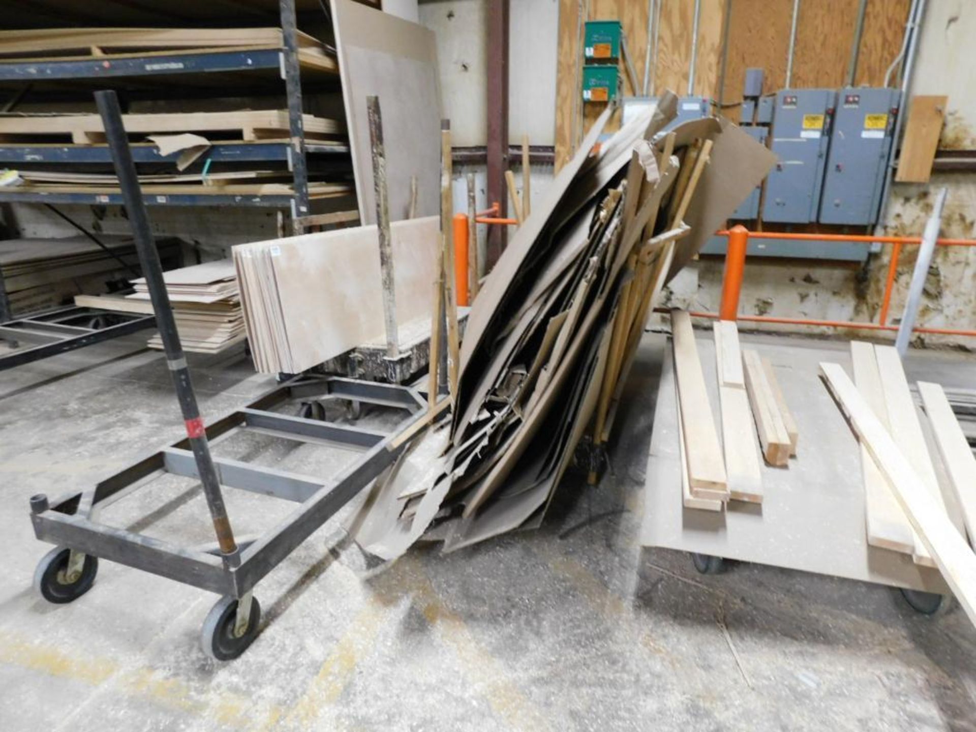 LOT: (8) Rolling Material Carts - Image 2 of 3