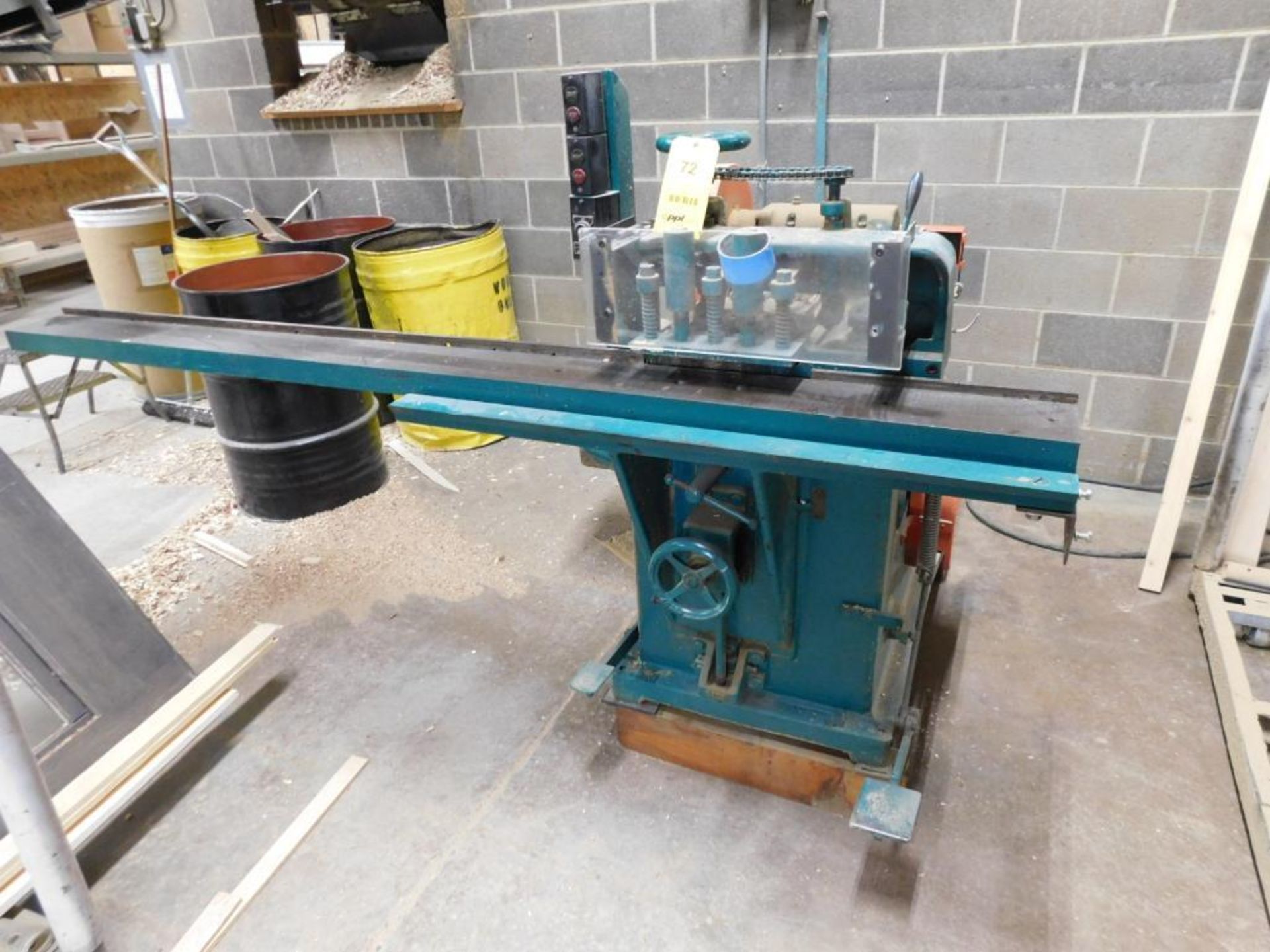 Challoner 4-Position Horizontal Bore Machine, Model 796, S/N 8171, Mechanical Clamping, 12' Table, P