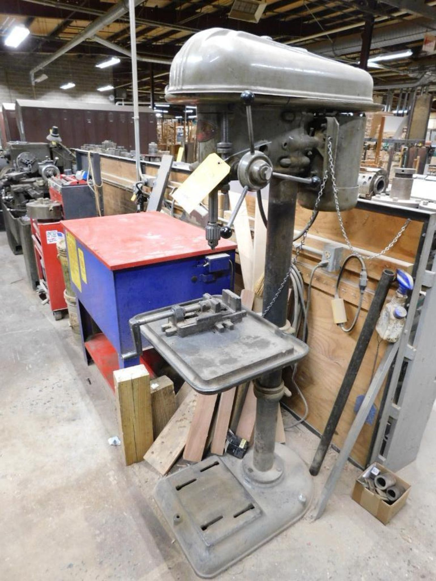 Delta 16" Pedestal Drill Press, Model/S/N 28-2690, 17" x 12" Work Table