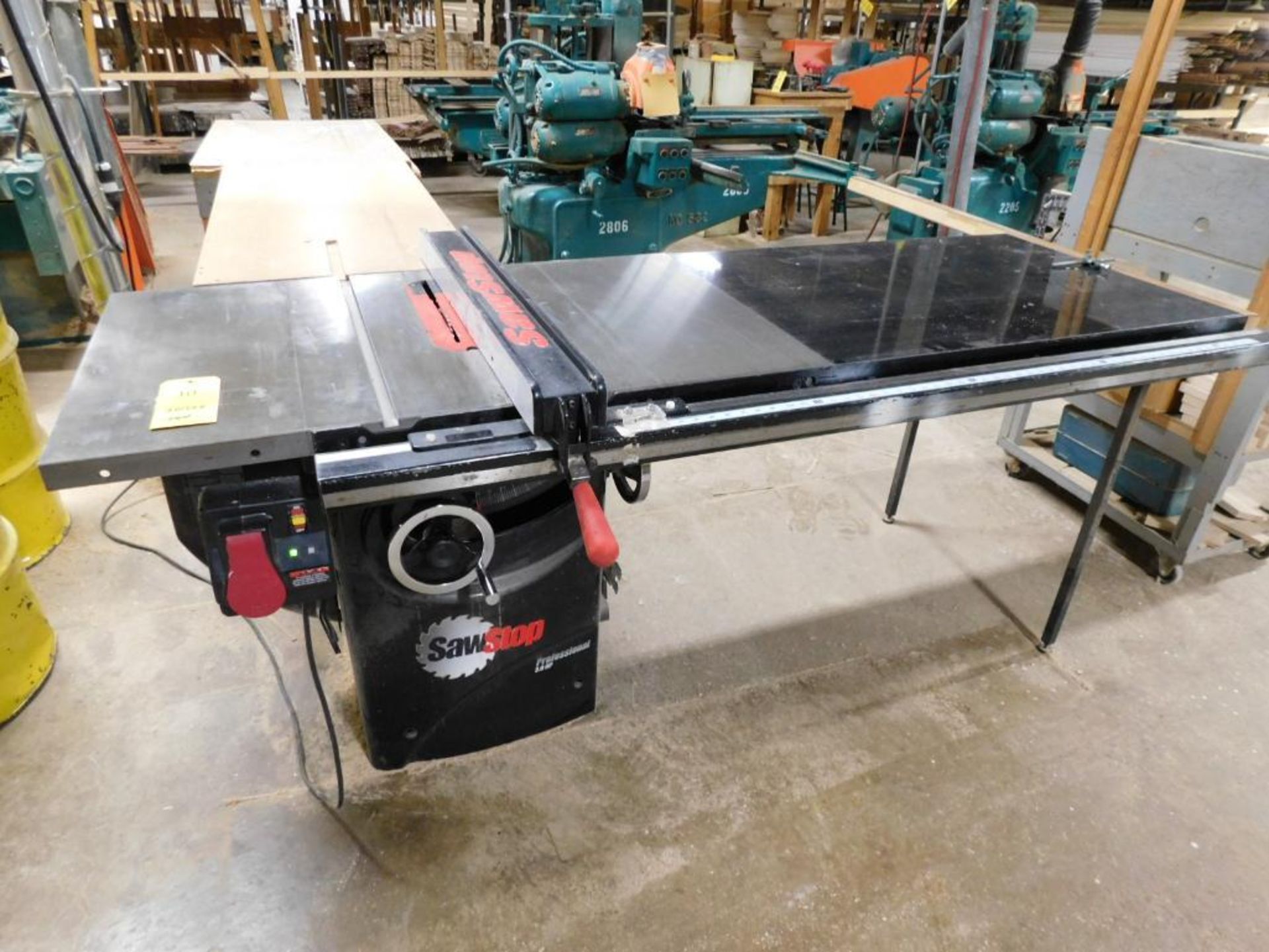 Sawstop Table Saw, Model PCS31230, S/N P143532362 (2014) , Extended Table W/Fence