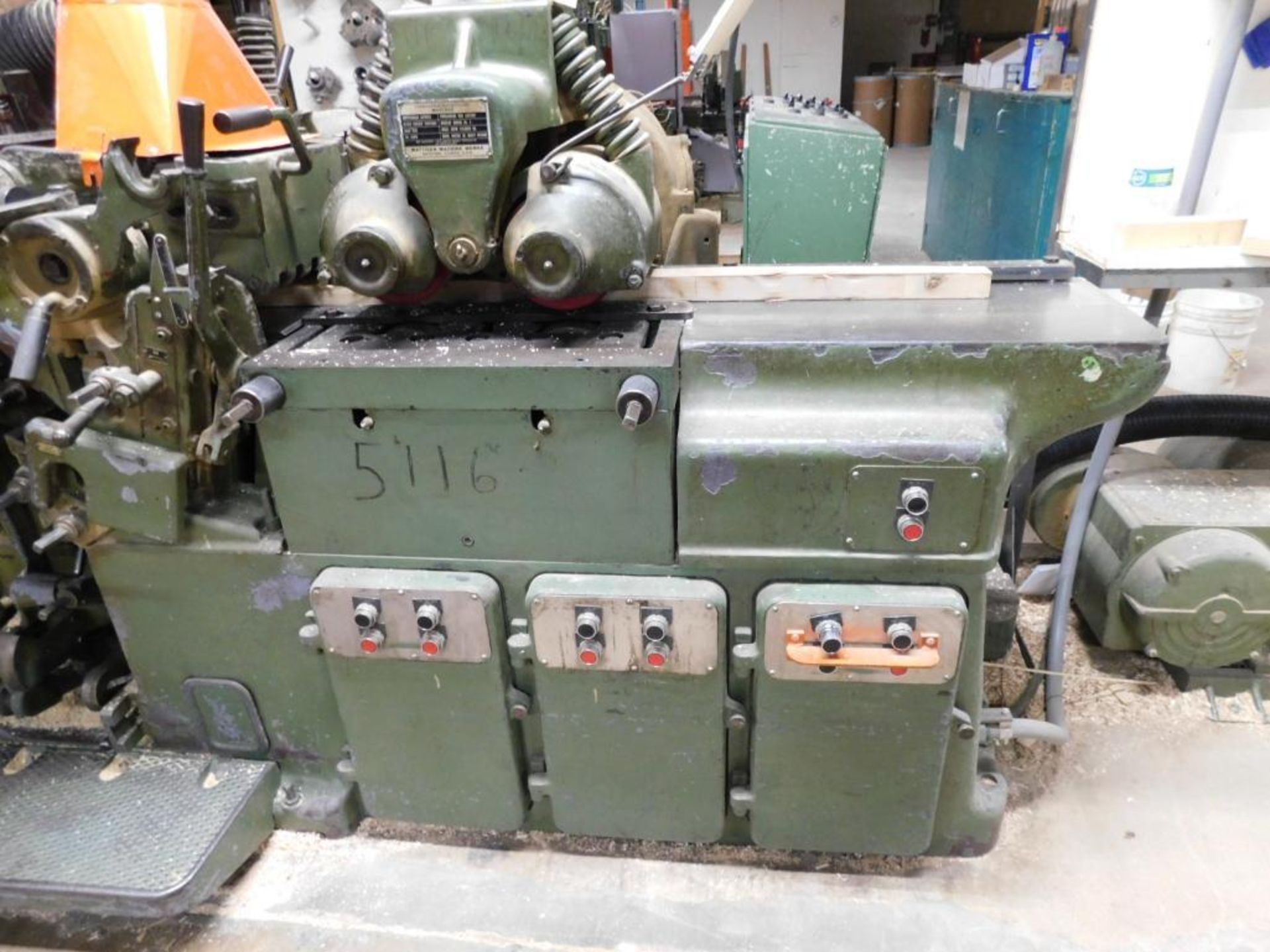 Mattison Moulder, Model 229, S/N 21747, 4-Head, Analog Controls, Cutting Heads - Image 2 of 10