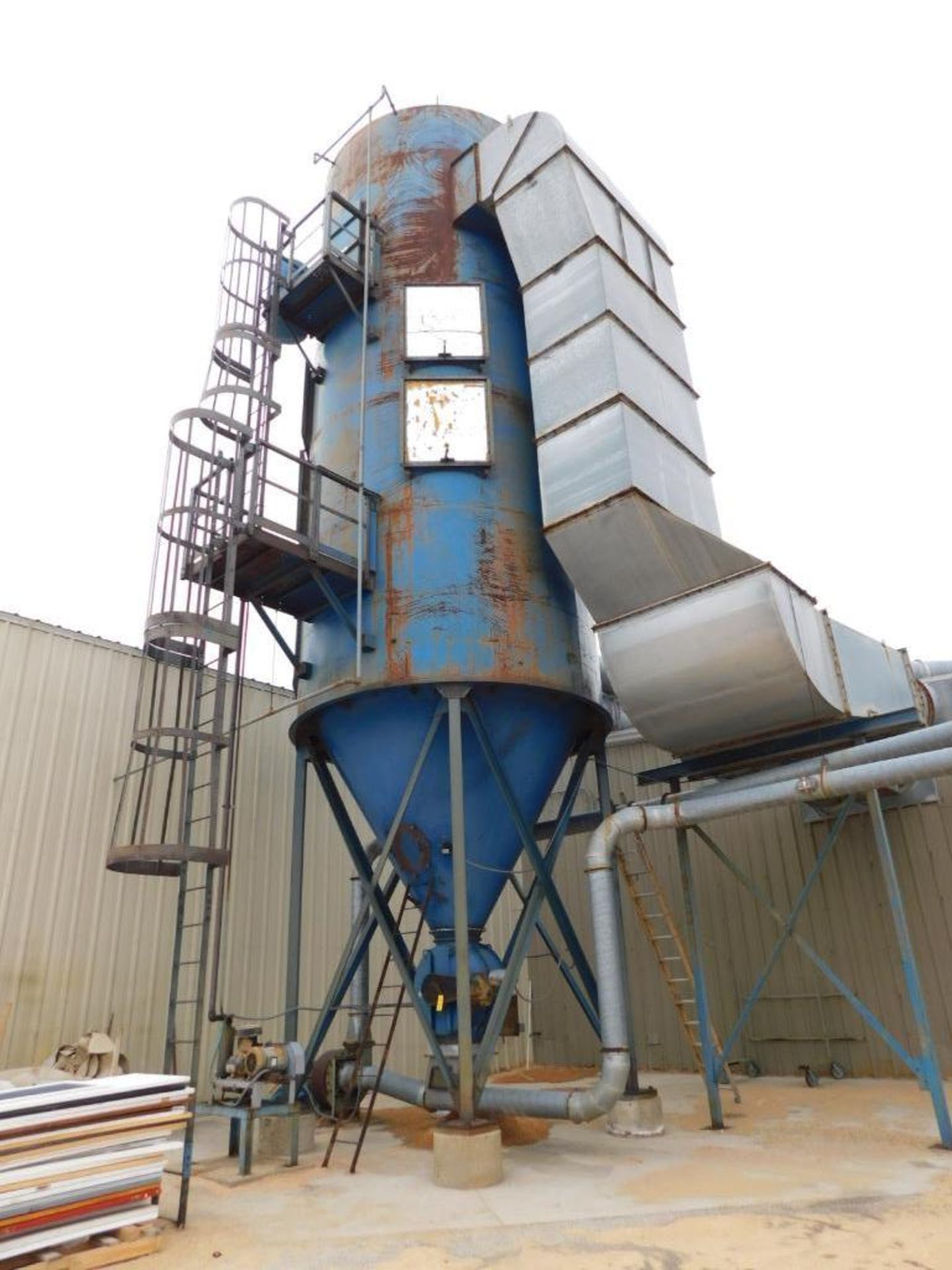 Torit Baghouse/Dust Collector, Model 484RFW w/Blower, Air Locks, etc.