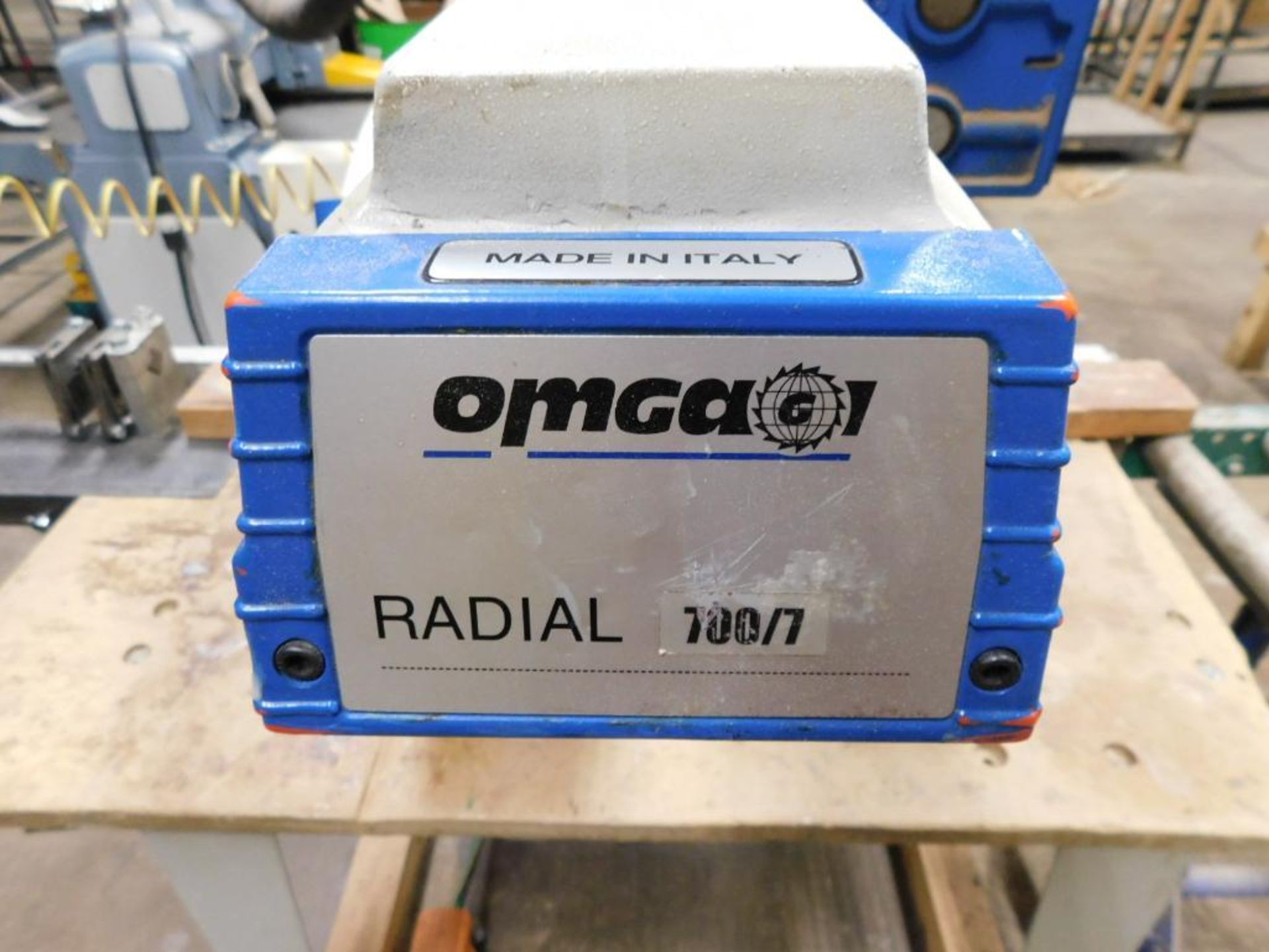 OMGA Radial Arm Saw, Model Radial 700/7 FM US, S/N 01-276003 (2000) Power Feed Foot Pedal, Stock Sto - Image 9 of 10