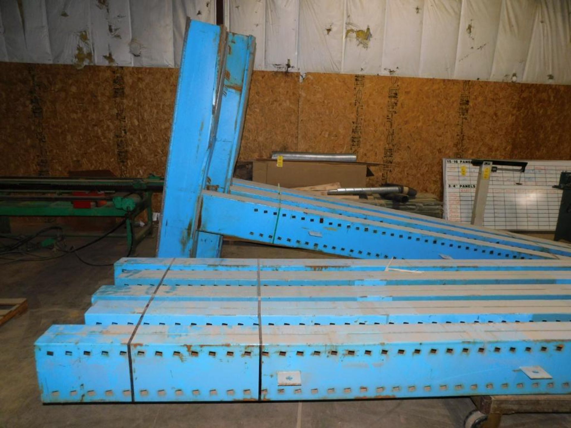 LOT: (10) 15' Double Side, (5) 15' Single Side Cantilever Racks w/Cross Ties, (50 approx.) 5' Arms, - Image 2 of 7