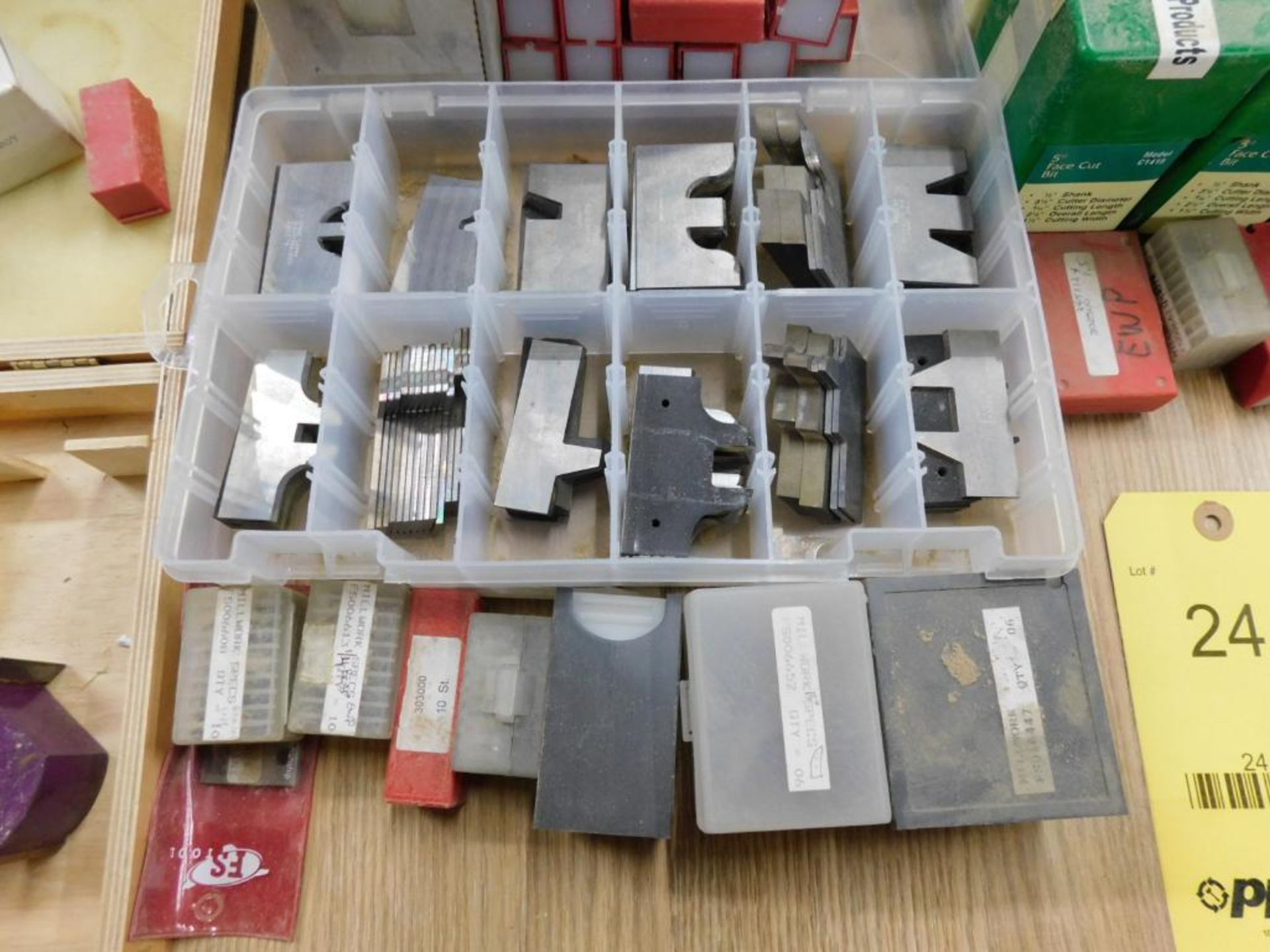 LOT: Insert Knives, Carbide End Mills, Router Bits - Image 2 of 8