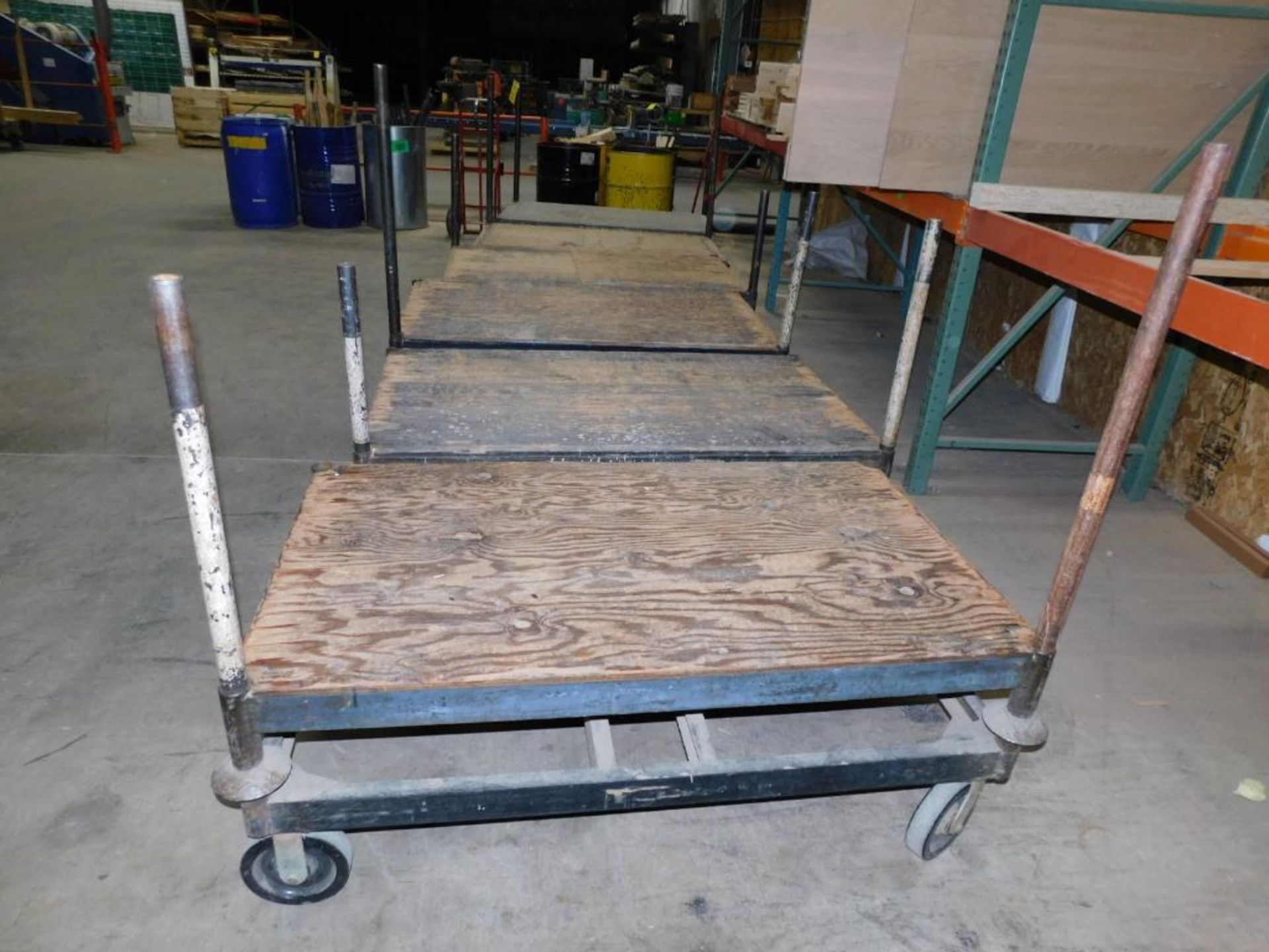 LOT: (6) Rolling Shop Carts - Image 3 of 3